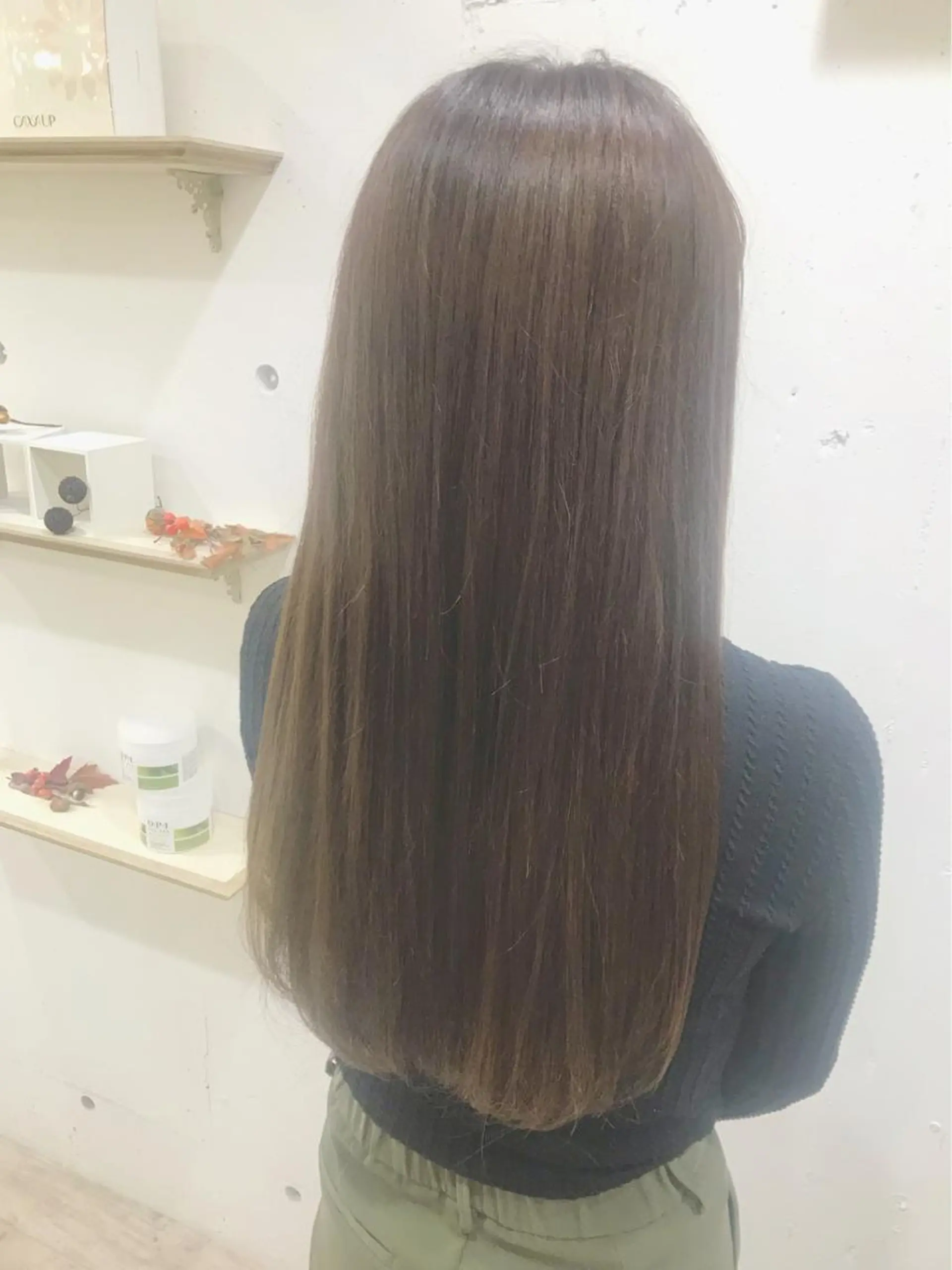 ロング カラー グラデーションカラー カット ヘアカラー トリートメント 🍑艶髪✖️暖色系 ✨momoka🍑のヘアスタイル