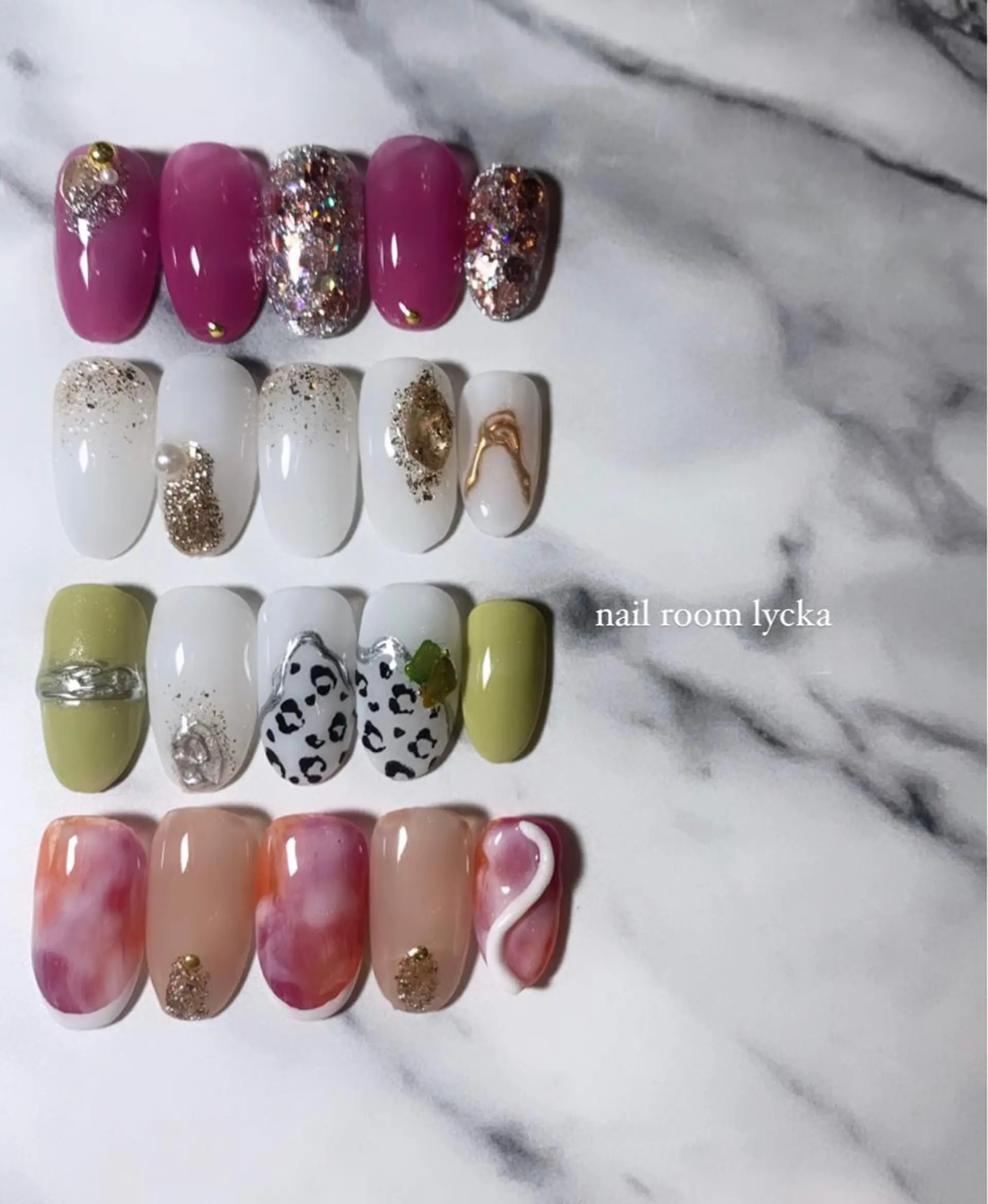 ネイル ﾈｲﾙﾙｰﾑﾘｯｶ 𝐦𝐚𝐲𝐮のネイルデザイン