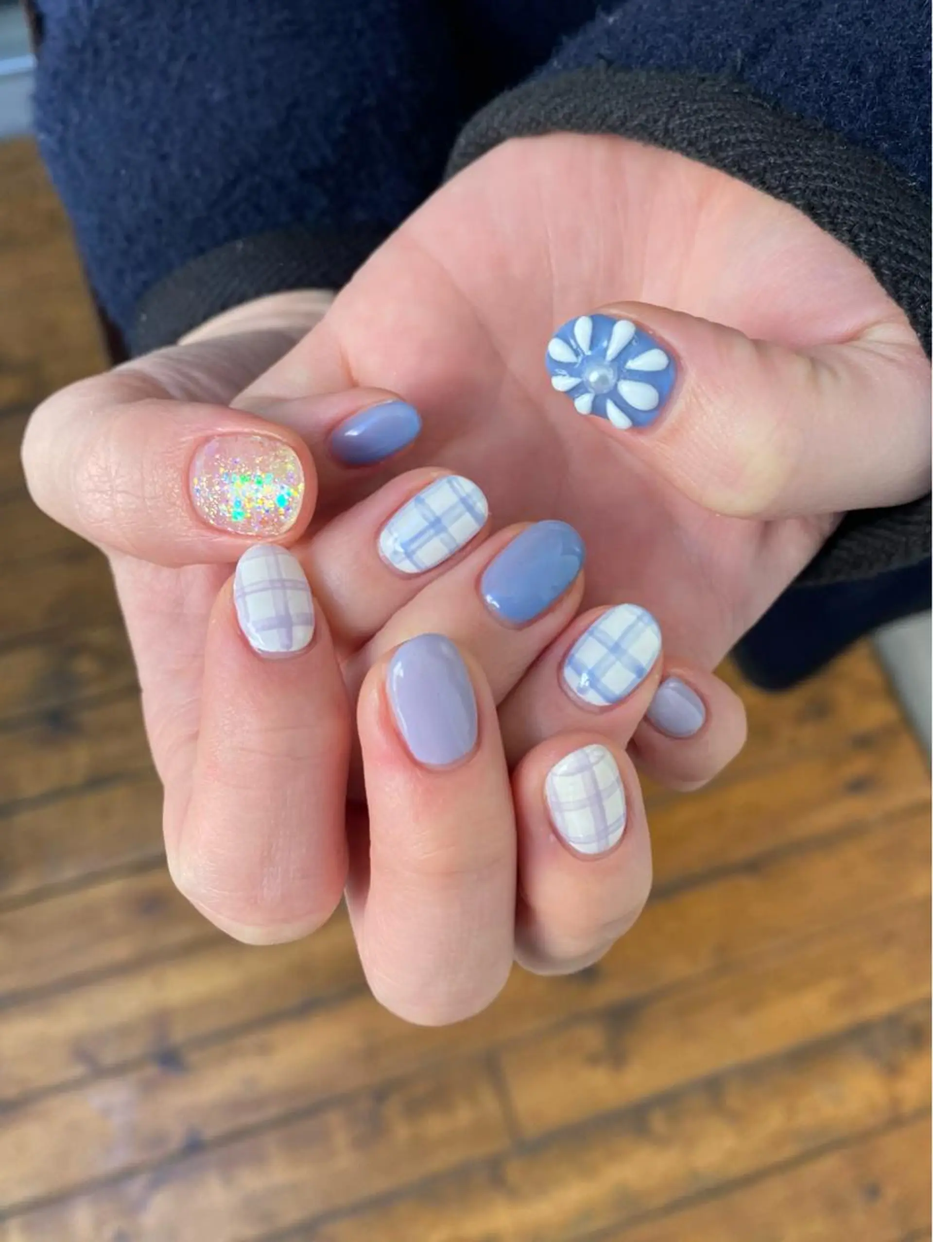 ネイル フラワーネイル ぷっくりネイル 錦糸町 mi_nailのネイルデザイン