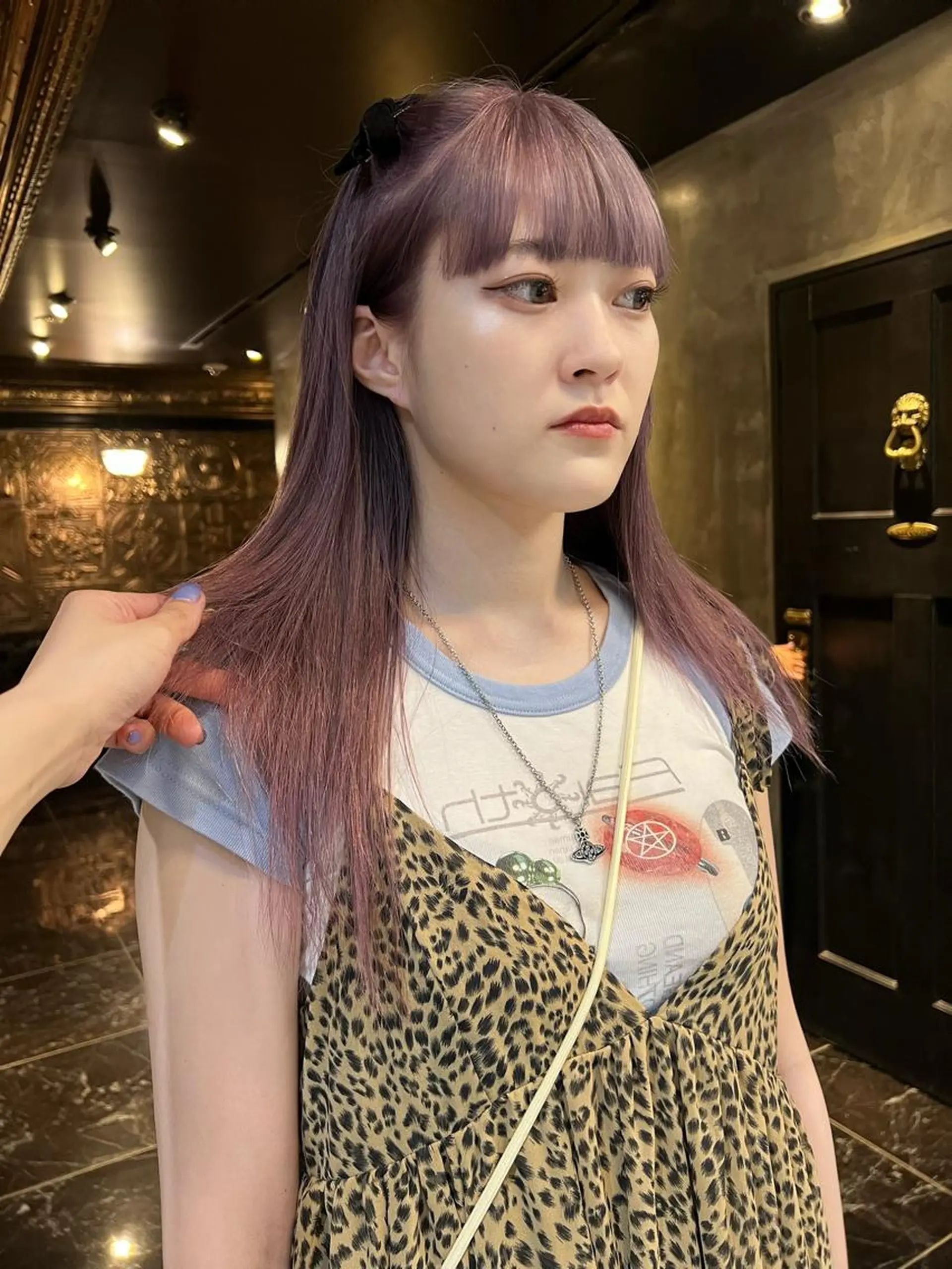 ロング カラー カット ヘアカラー 圧倒的デザイン力 店長🎨RENAのヘアスタイル