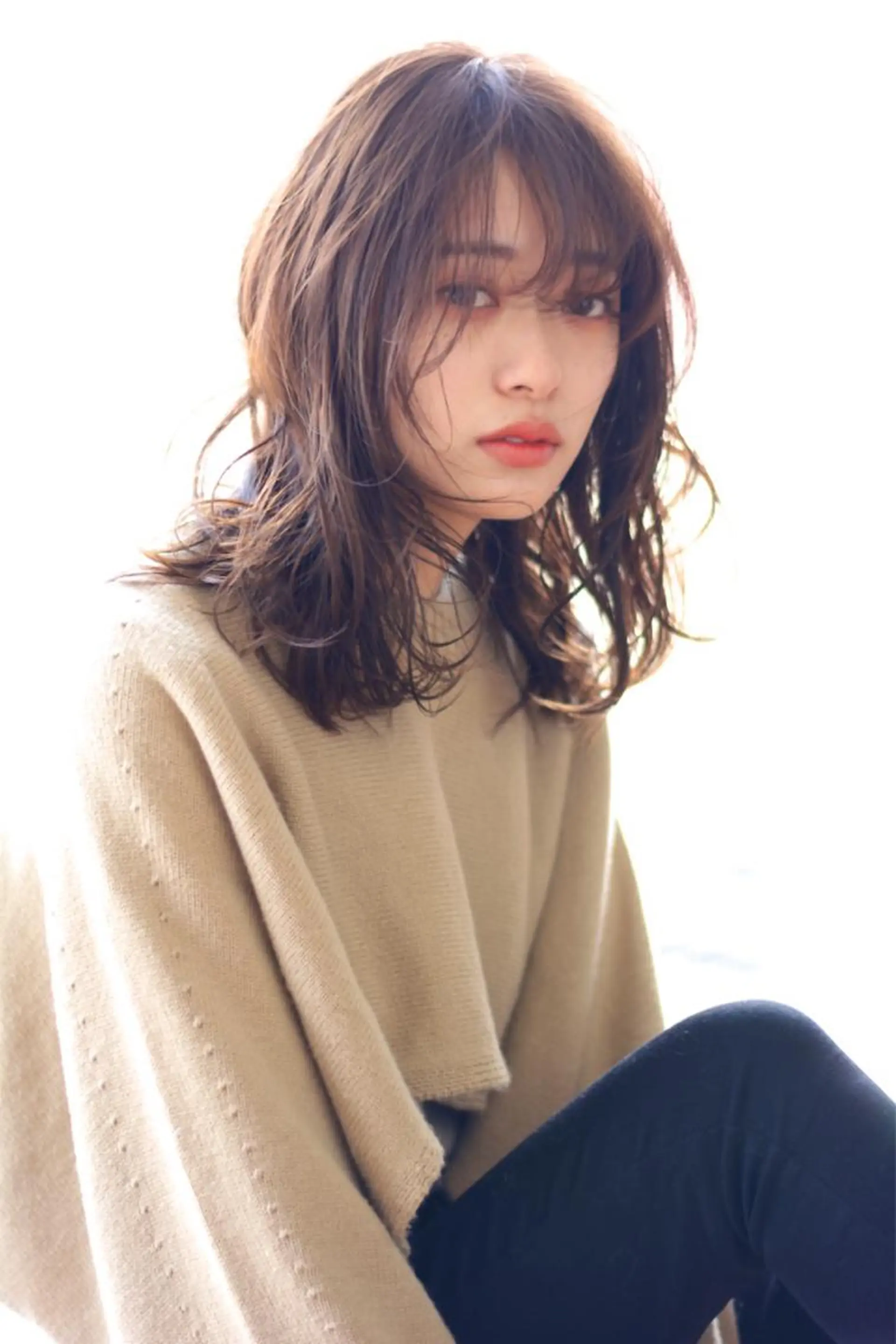 ミディアム カラー マネージャー八尾 裕一郎のヘアスタイル