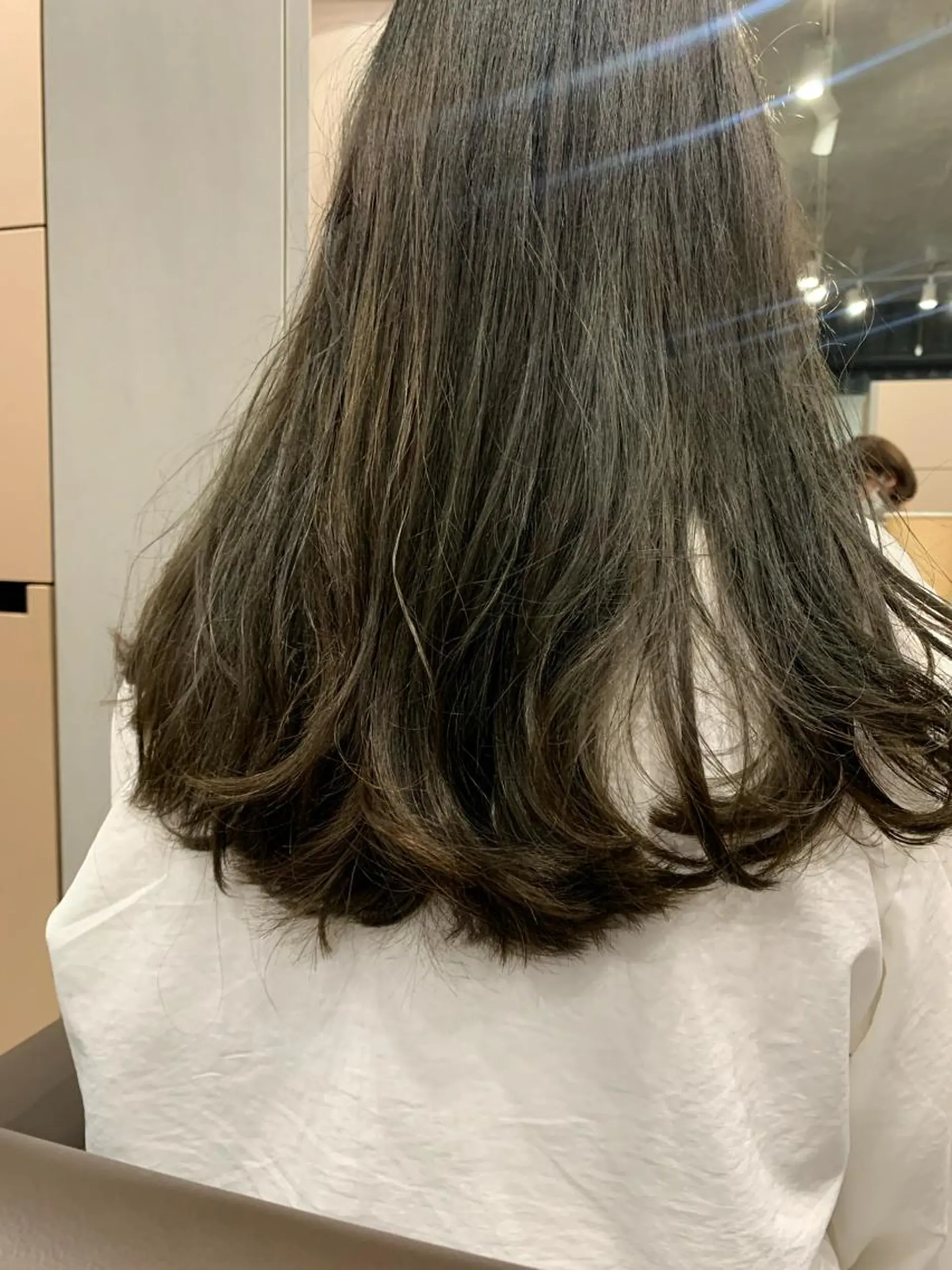 カラー ボブパーマコテ巻き風 パーマNo1深江秀平のヘアスタイル