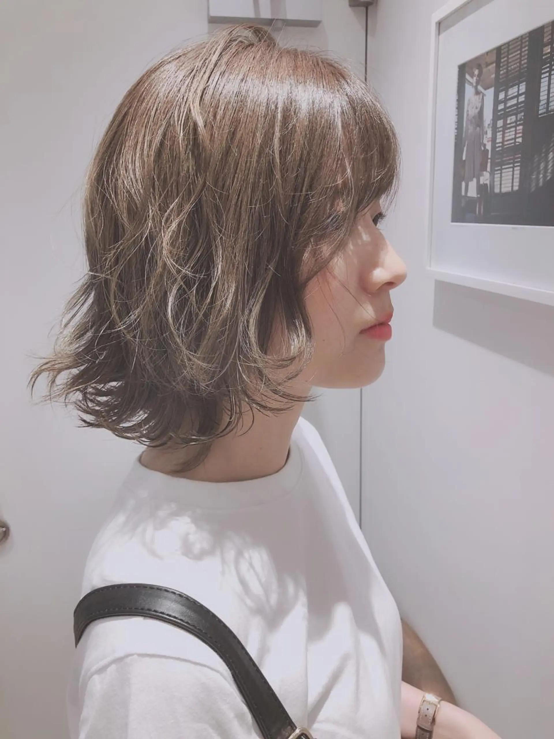 ミディアム カラー cherir髪質改善 パーソナルカラー診断のヘアスタイル