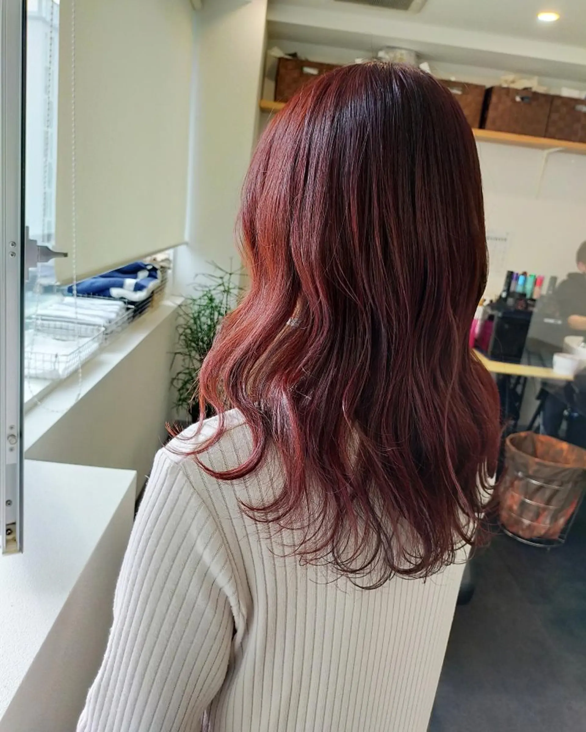 ロング カラー JIL BLAN 京都所属・RU RIのヘアスタイル