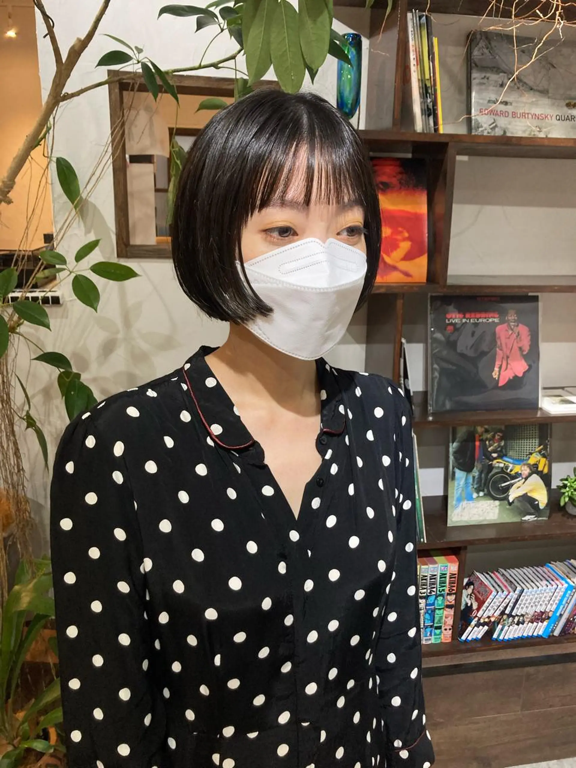 ショート ボブ 金田 夏野のヘアスタイル