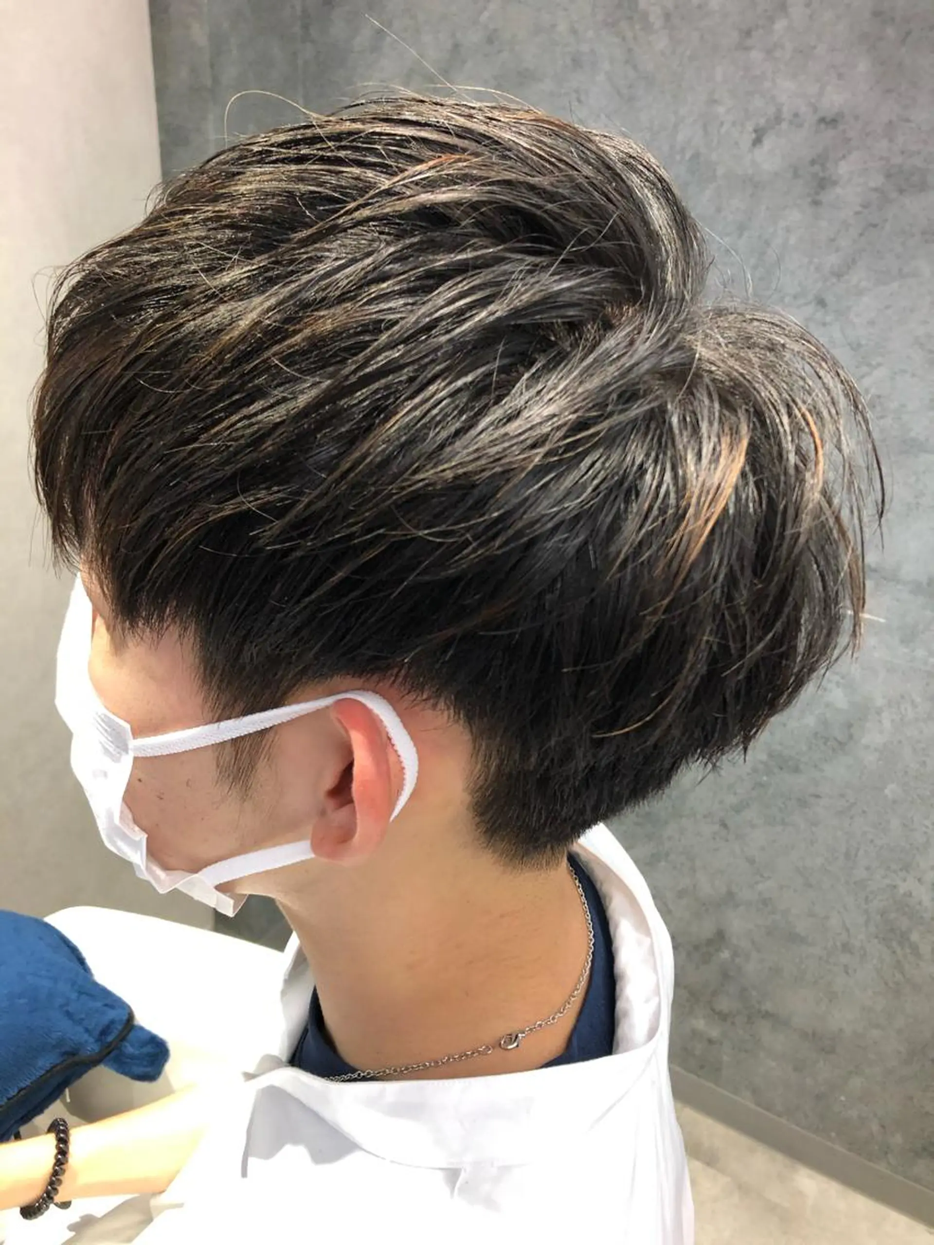 メンズ マッシュ ツーブロック カット Noyヨシモト ヒロトのヘアスタイル