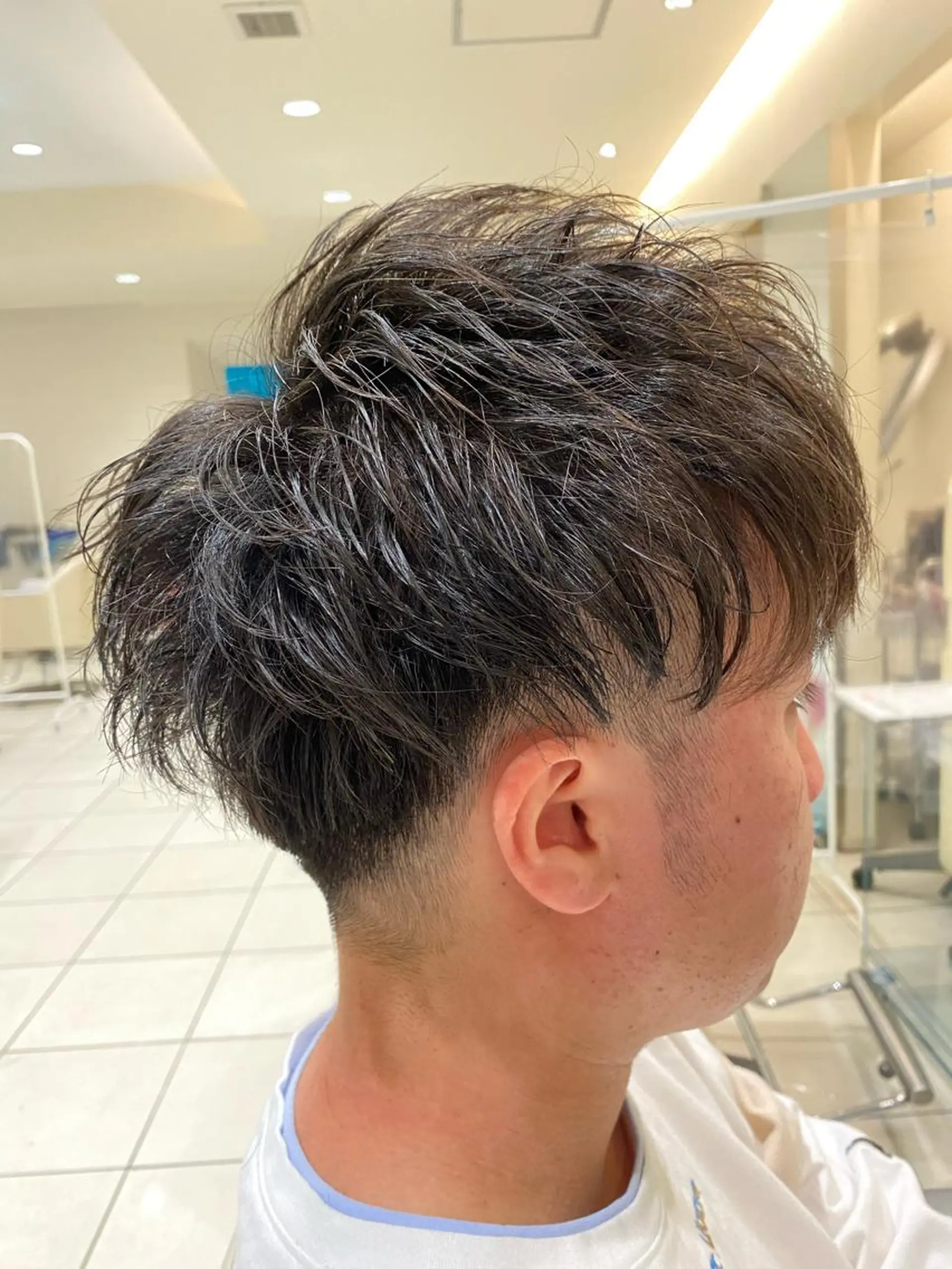 パーマ メンズ メンズパーマ 副店長ユウタのヘアスタイル