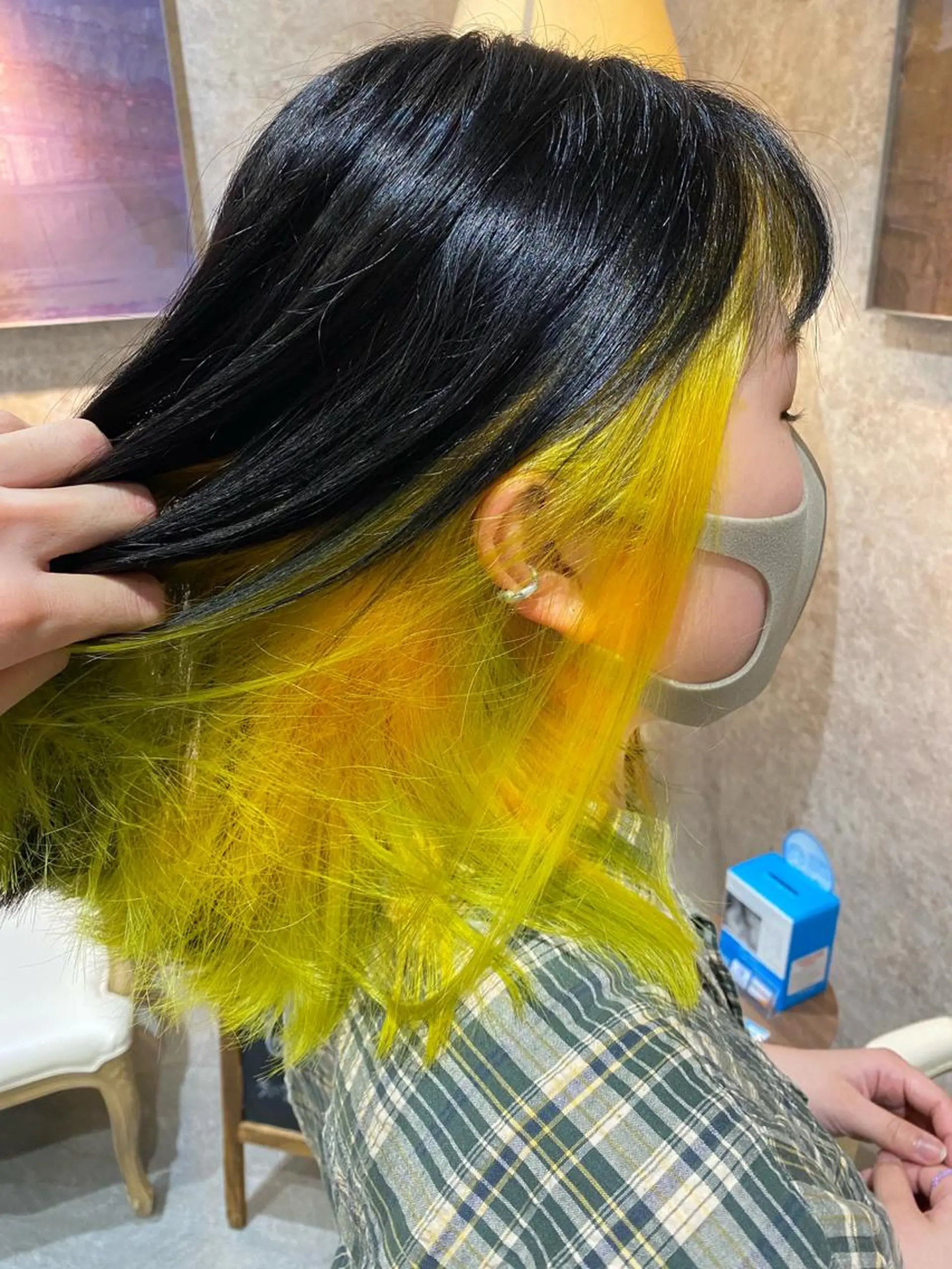 ミディアム Kobayashi ハイライト/ショートのヘアスタイル