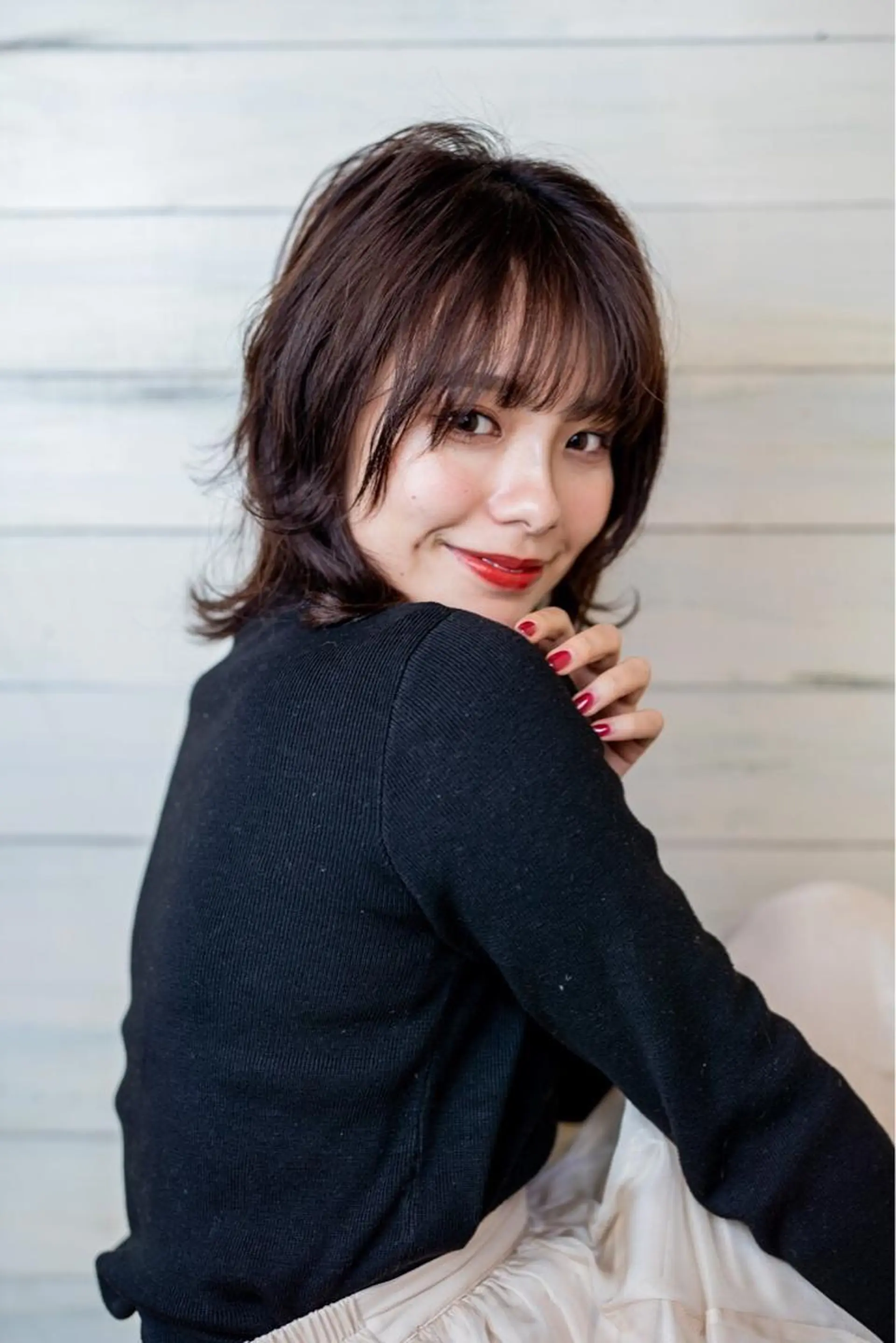 ショート カラー カット パーマ トリートメント 出村谷 雄太のヘアスタイル