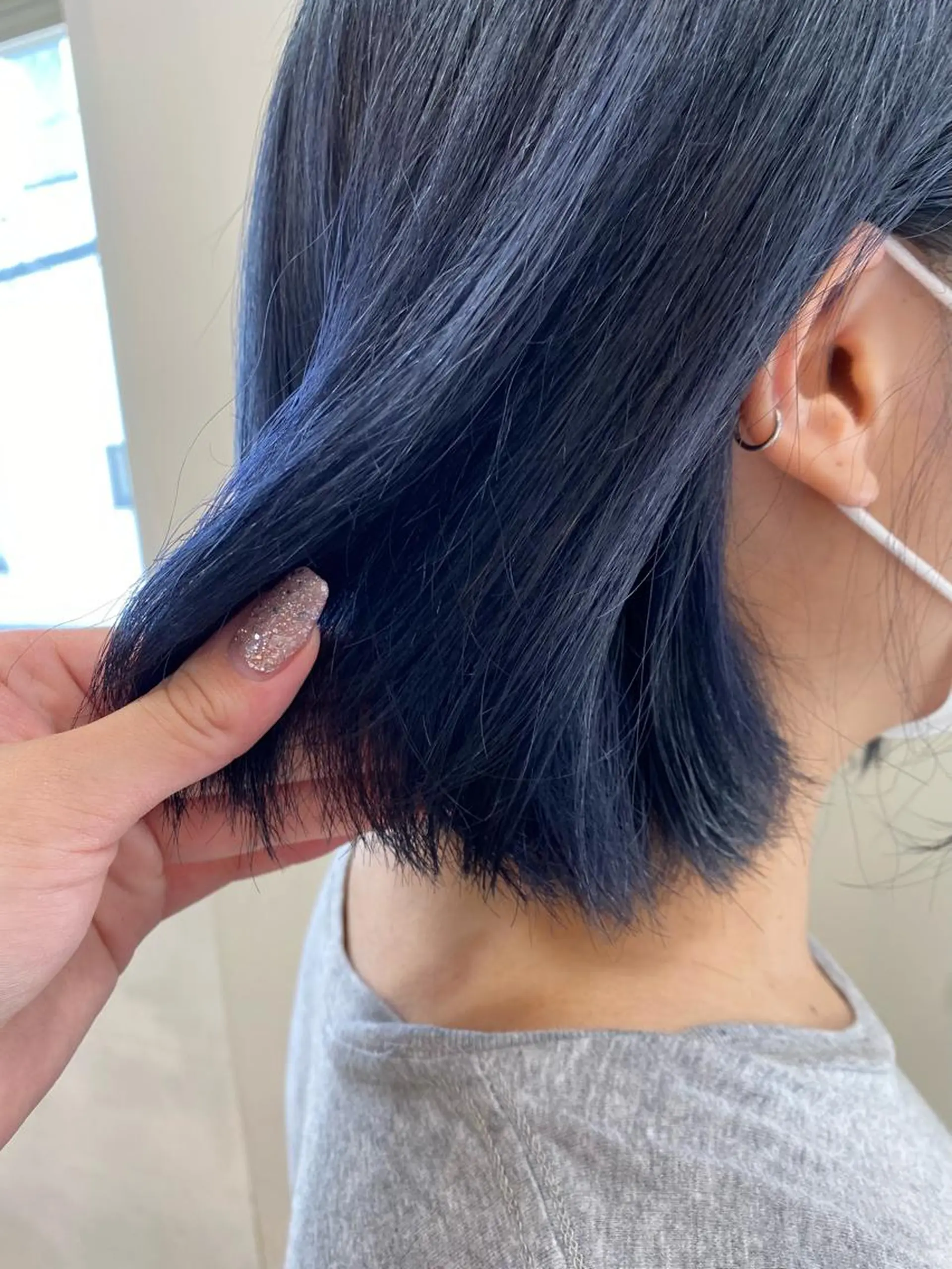 ミディアム カラー ヘアカラー トリートメント 藤原 侑香のヘアスタイル