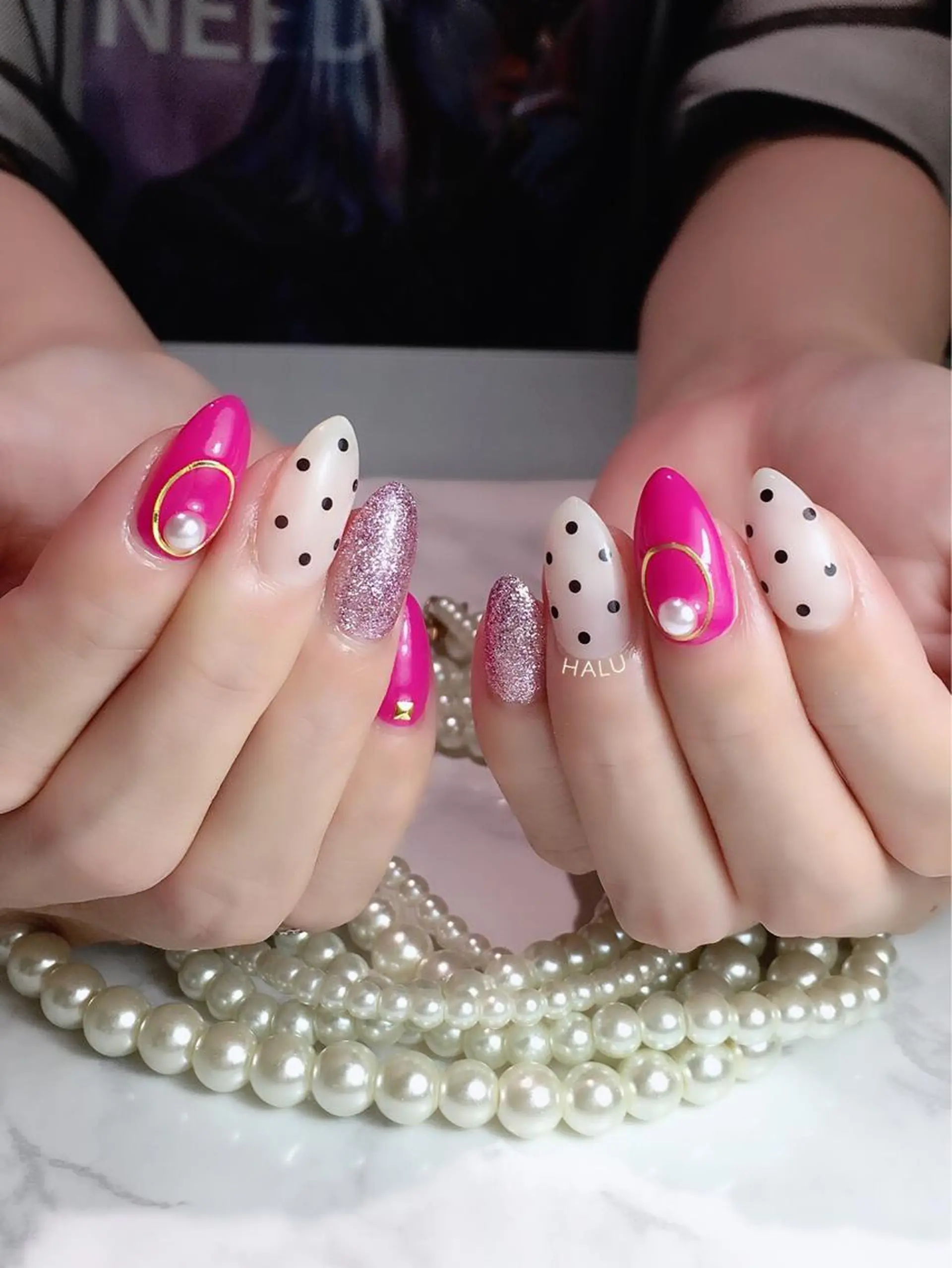ネイル ピンク HALU ハルのネイルデザイン