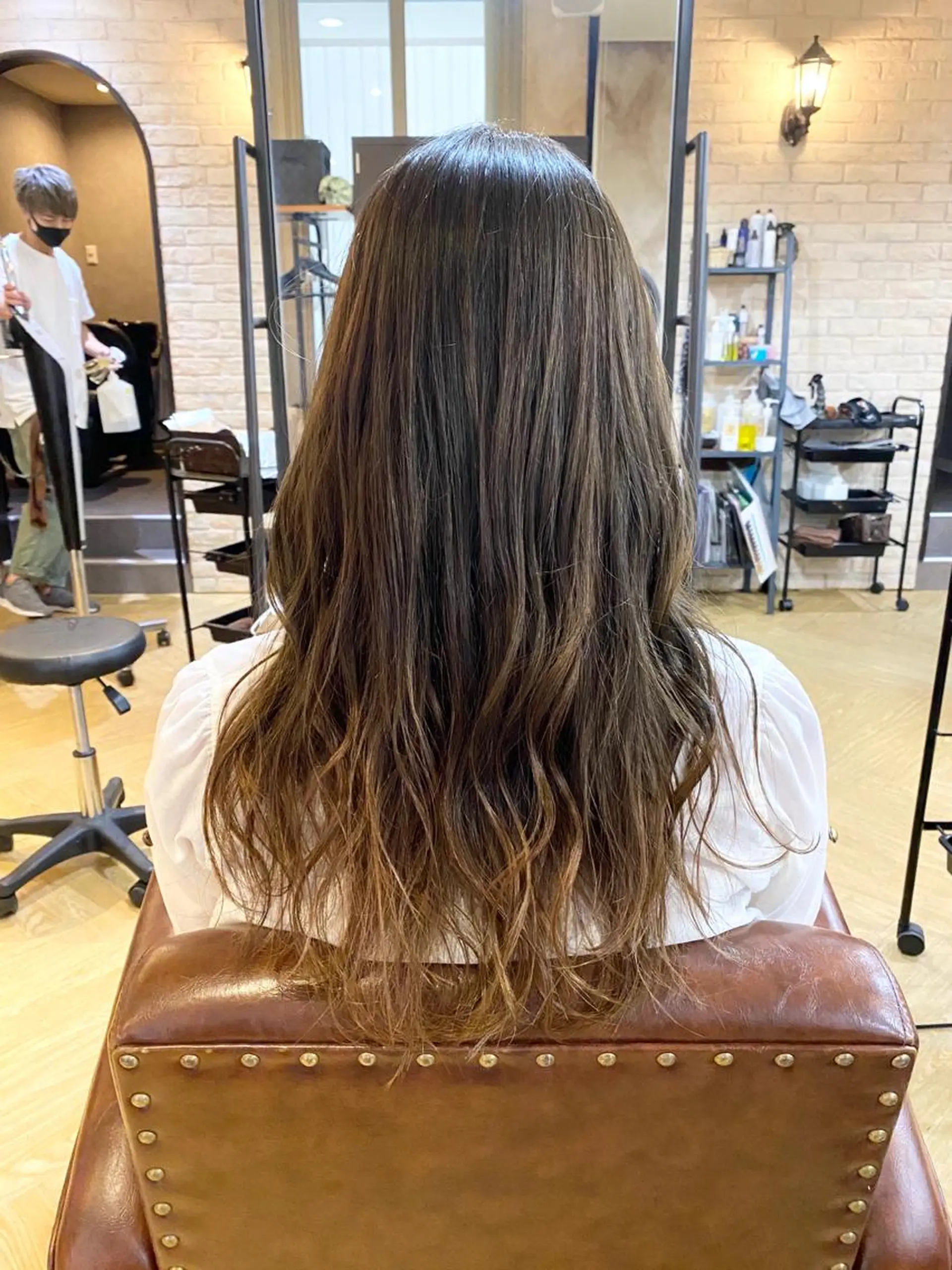 ロング カラー 髪質改善 ヒデのヘアスタイル