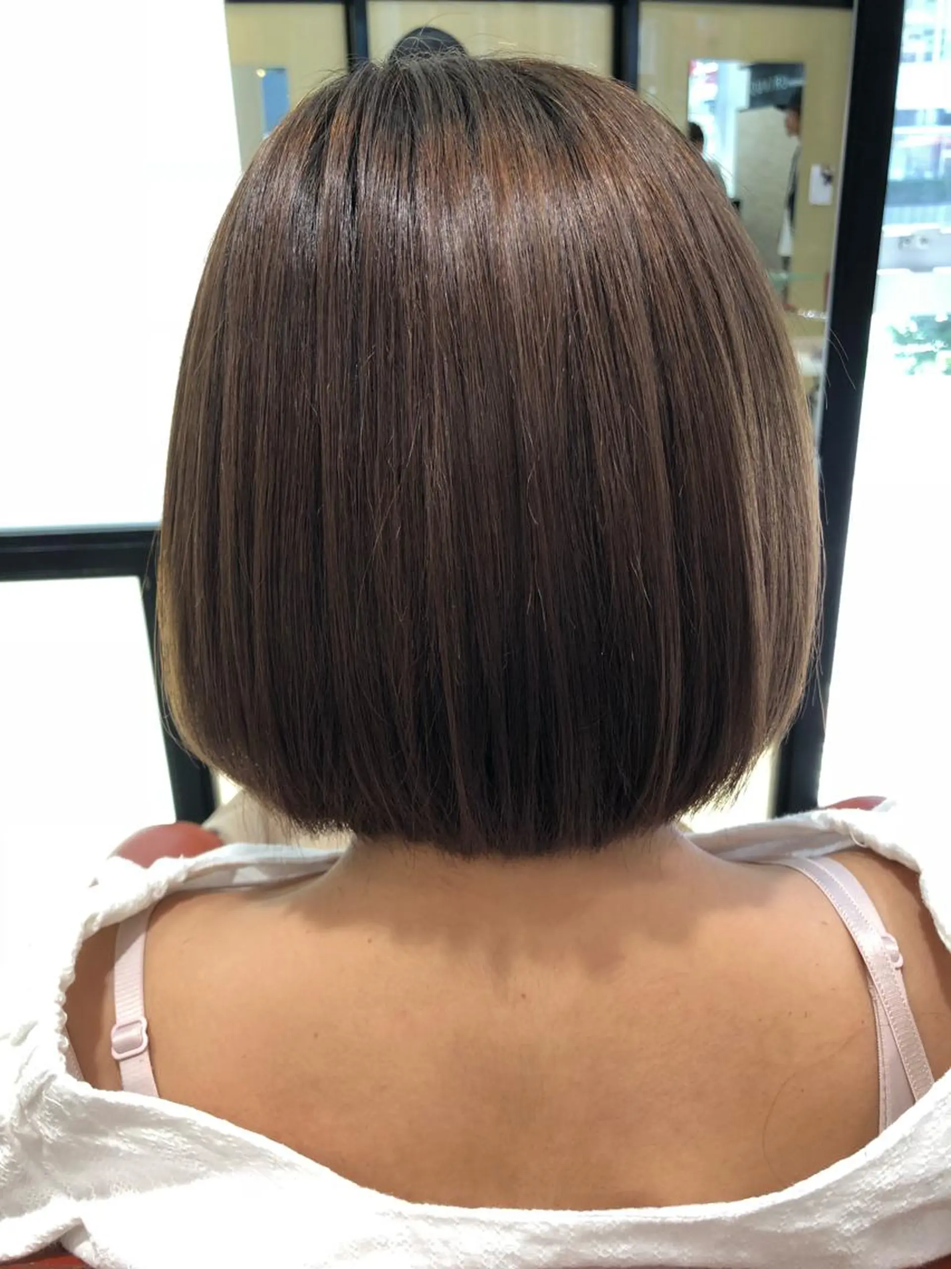 ショート 髪質改善 縮毛矯正 トリートメント 長津 健一郎のヘアスタイル