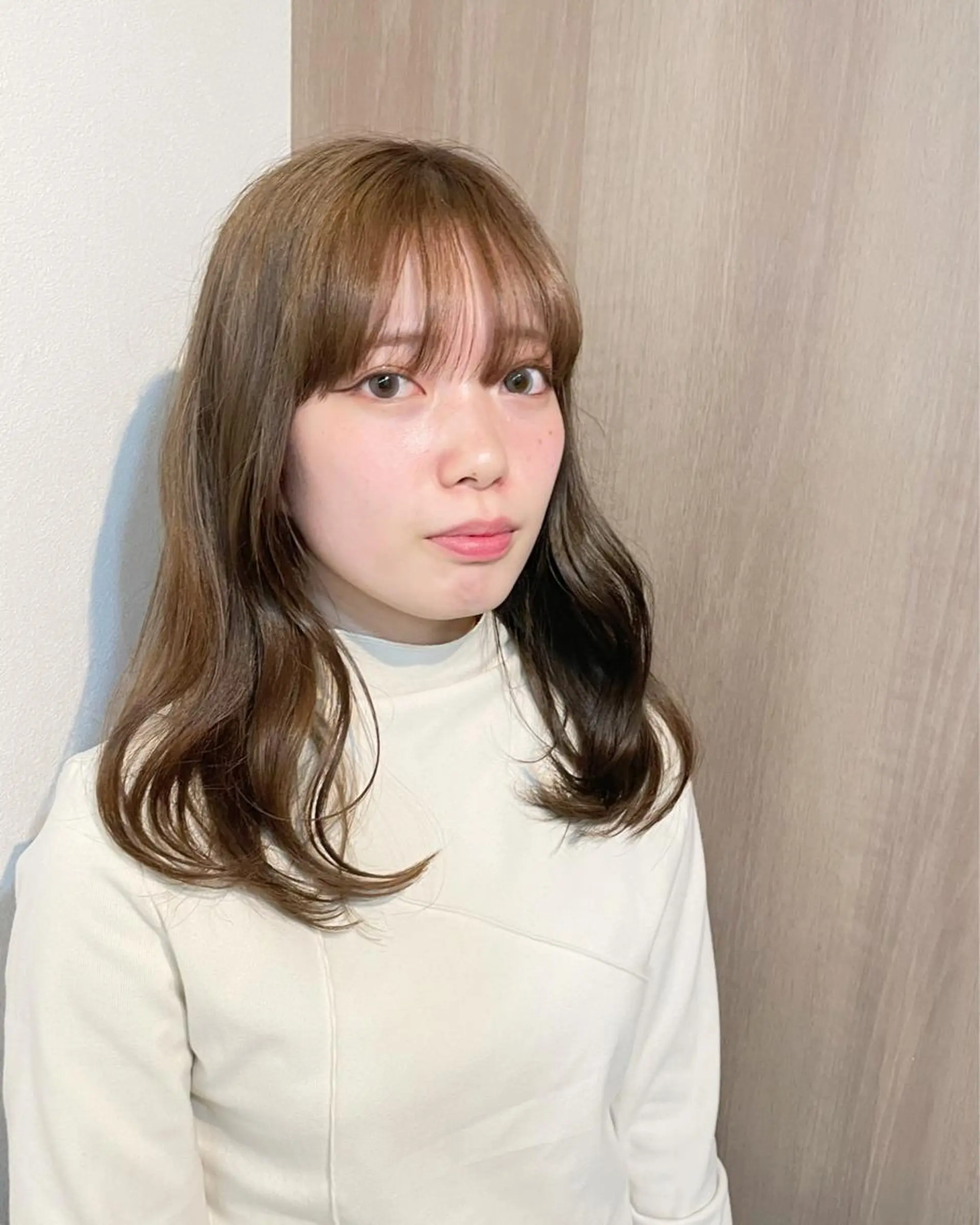 ロング カラー カット ヘアカラー トリートメント sherry/R 三川町　川口真里奈のヘアスタイル