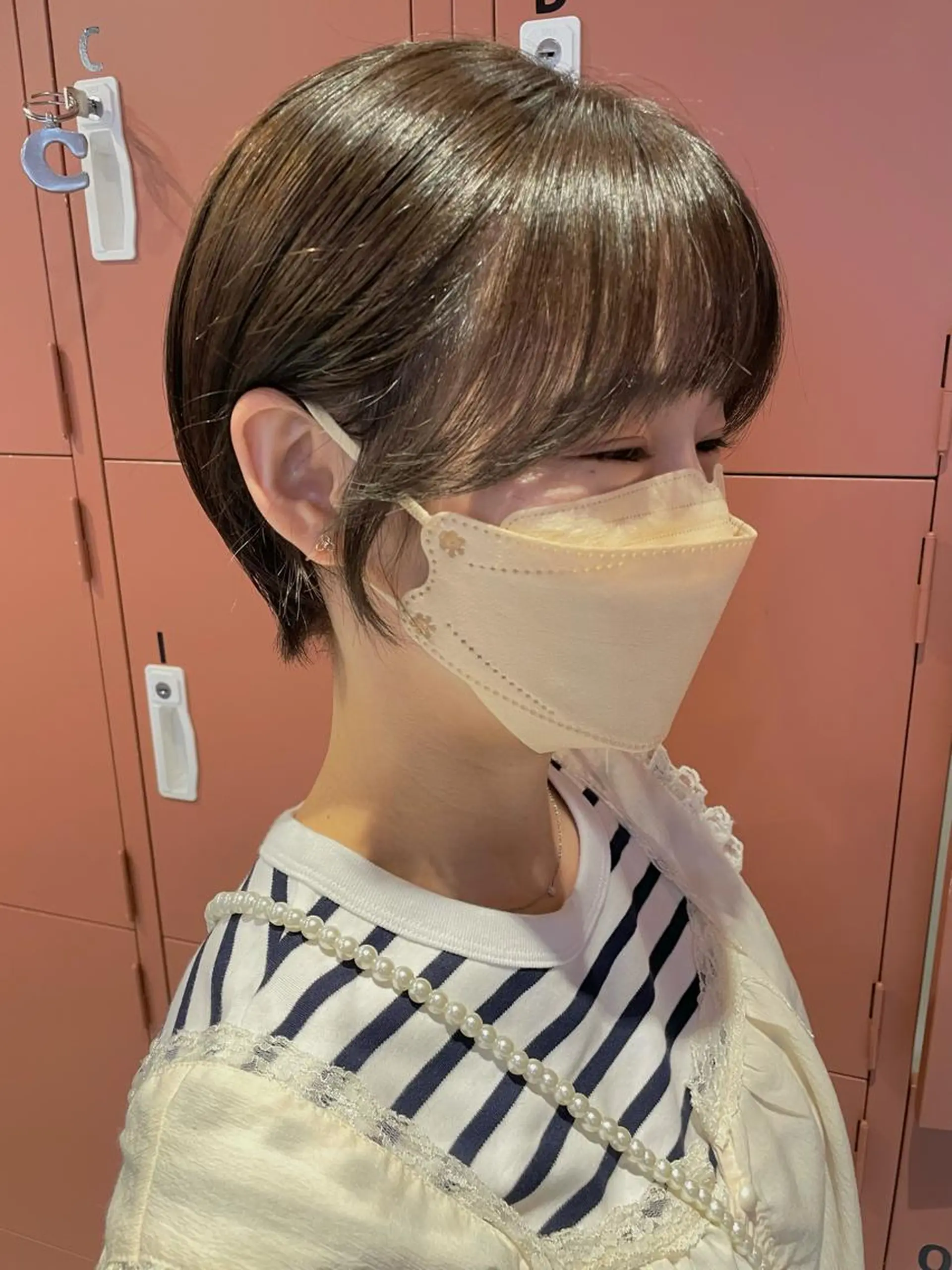 ショート カラー 丸みショート ショートヘア 沖縄/ヘアアレンジ /ナカノのヘアスタイル