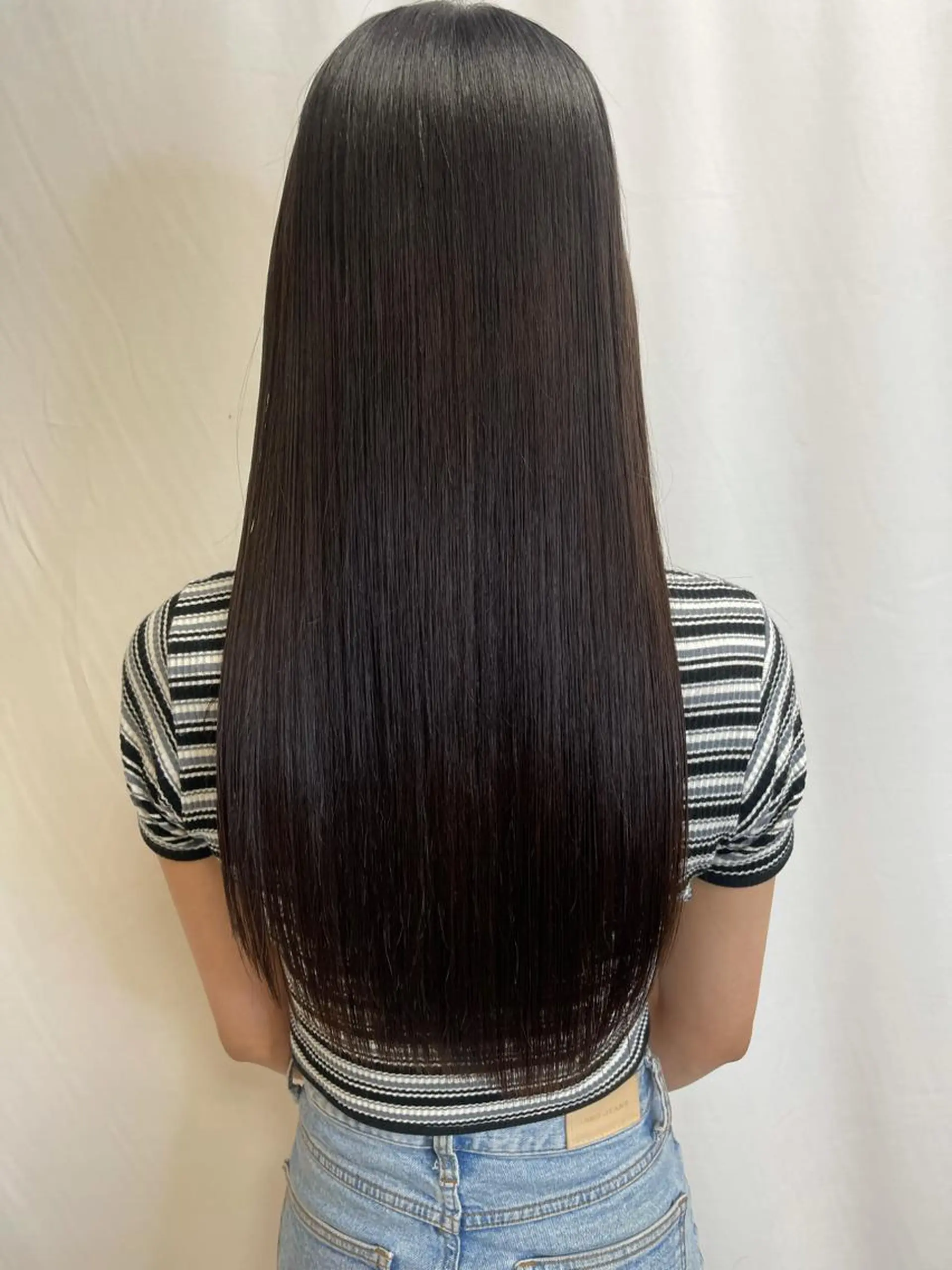 ロング パーマ カット 縮毛矯正 トリートメント 髪質改善/縮毛矯正 /レイヤー岡部のヘアスタイル