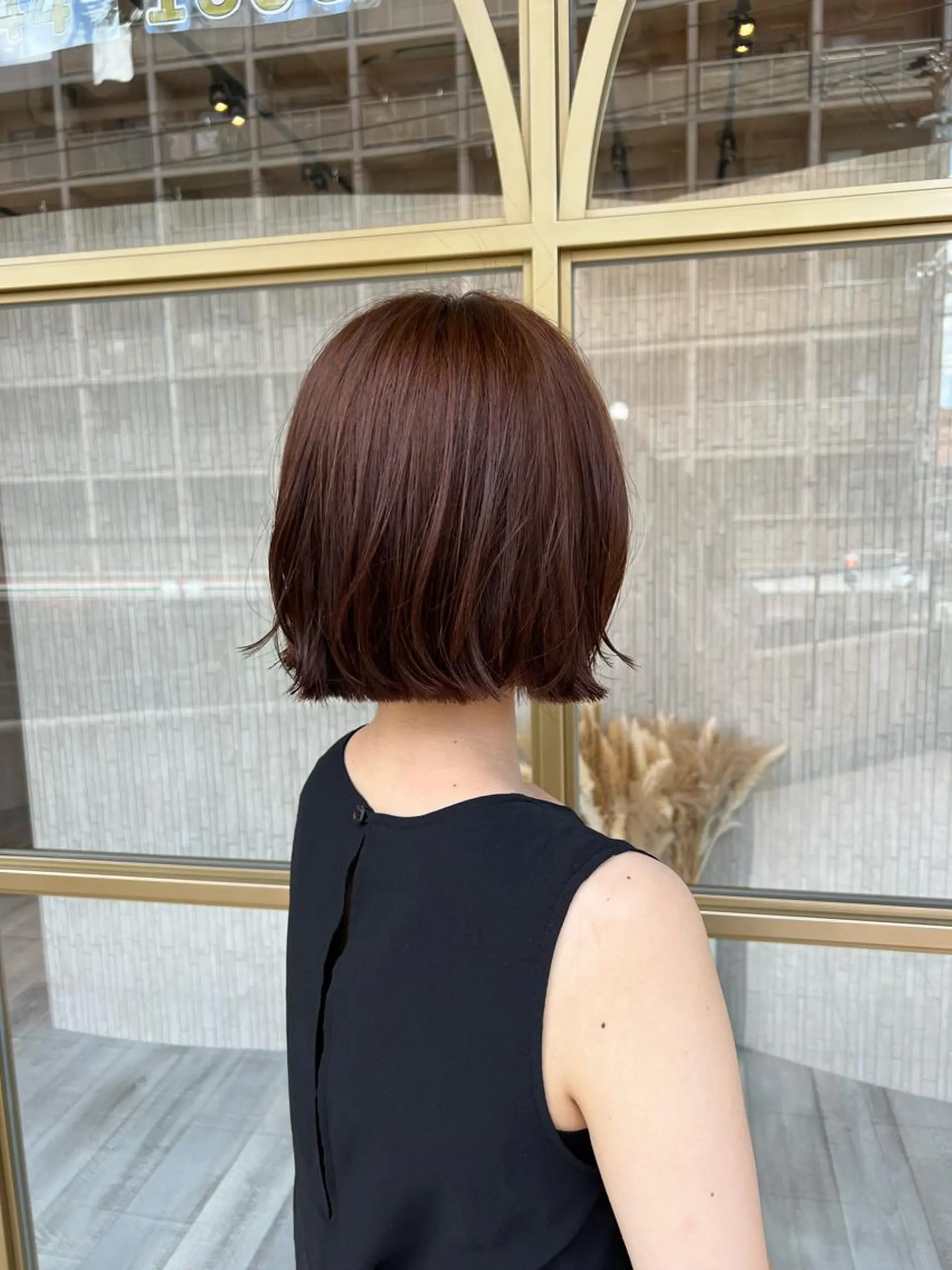 ショート ボブ カット トリートメント Aya/四条烏丸/ インナーカラーのヘアスタイル