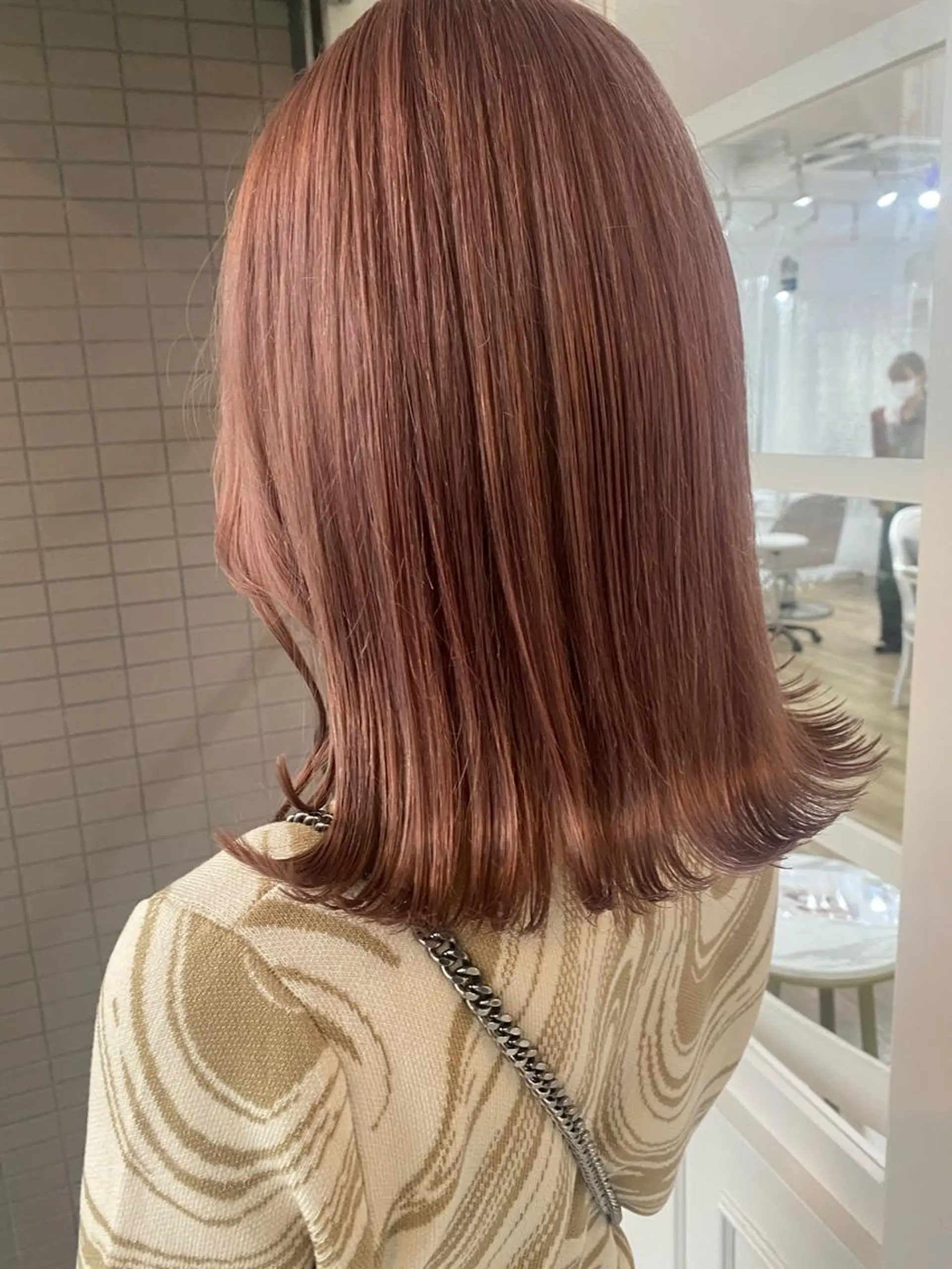 ミディアム カラー 韓国×髪質改善カラー 💎hinaのヘアスタイル