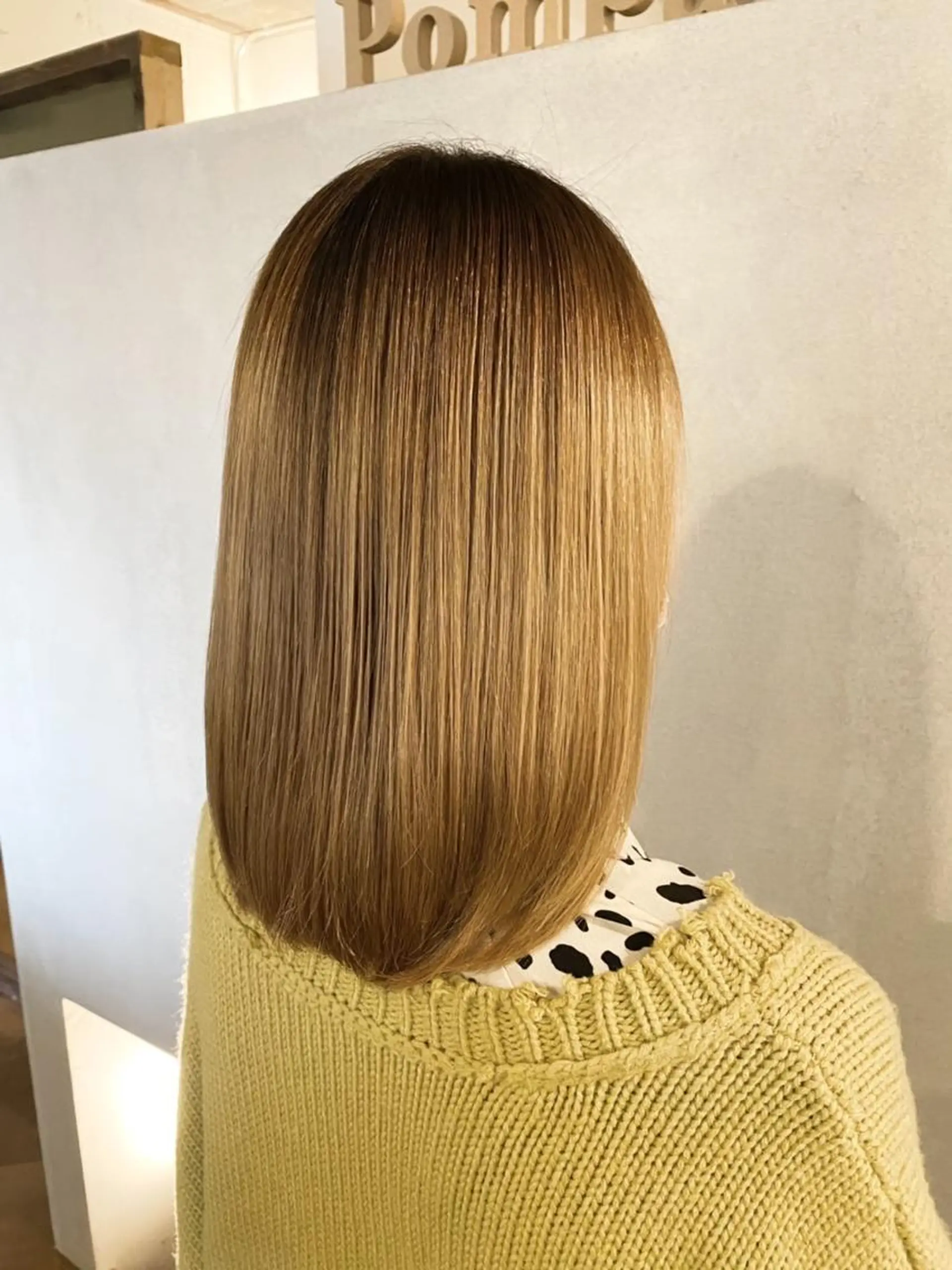 ミディアム 縮毛矯正 カット 縮毛矯正 トリートメント 高尾 勝利のヘアスタイル