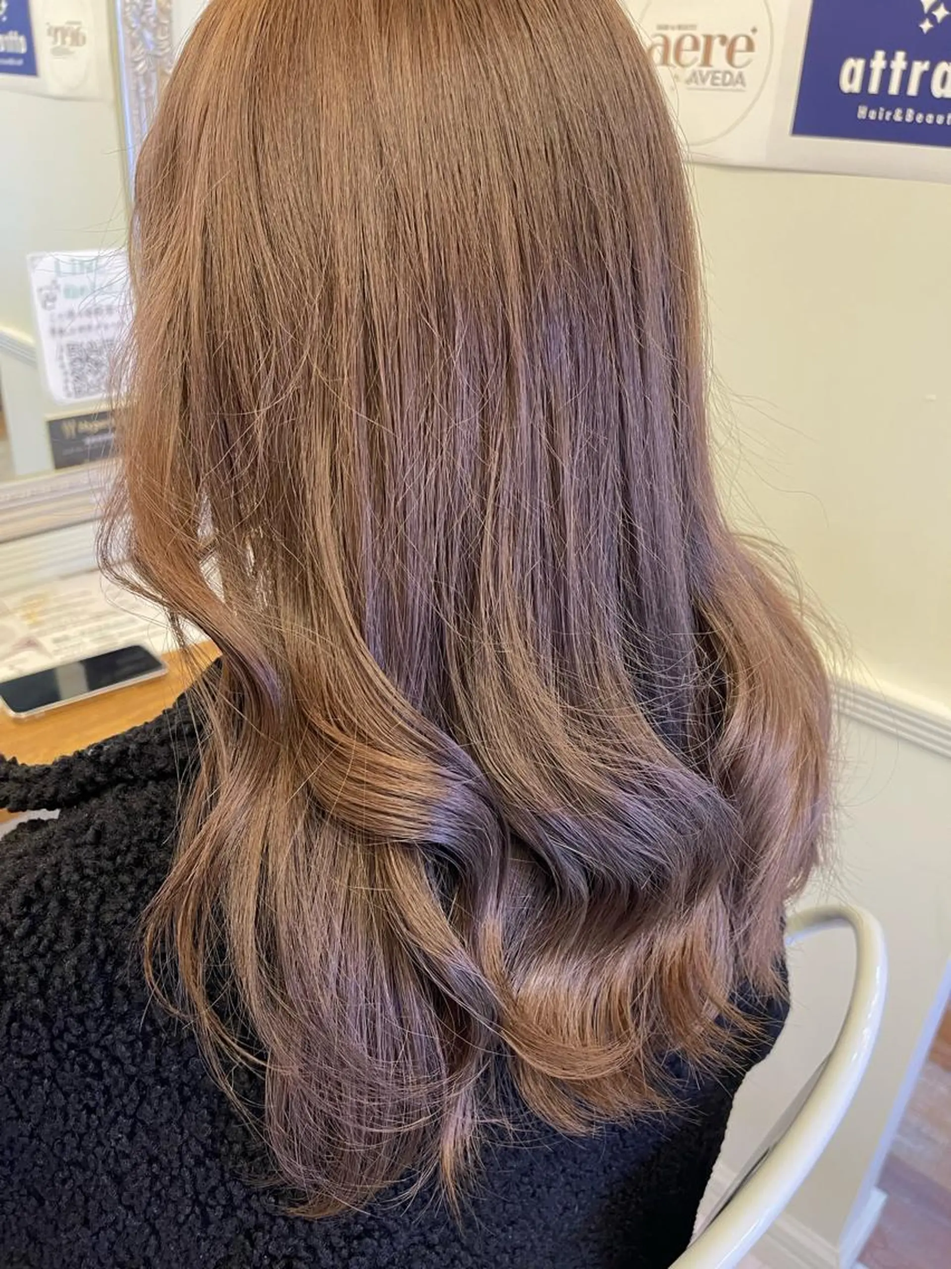 ロング カラー ヘアアレンジ 🇰🇷 韓国ヘア/ sumire 🫧のヘアスタイル