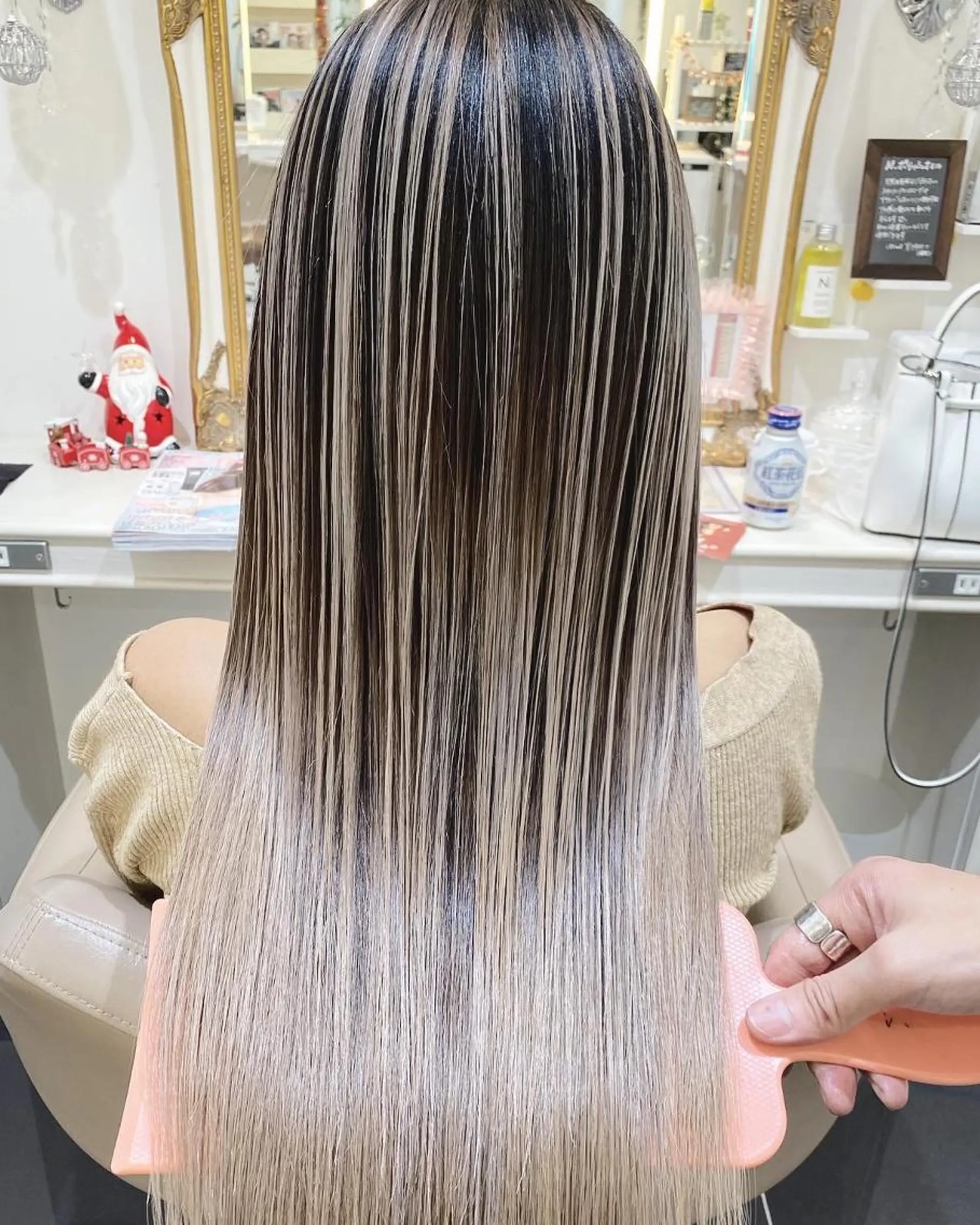 ロング カラー 髪質改善 ヘアカラー トリートメント 高橋凜/髪質改善/ 縮毛矯正/カラーのヘアスタイル