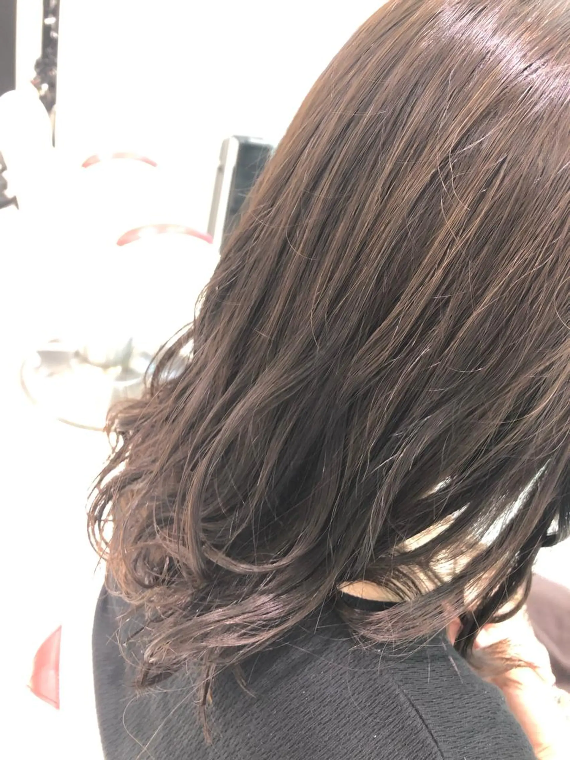 ミディアム カラー 🍀富久 永梨🧸のヘアスタイル