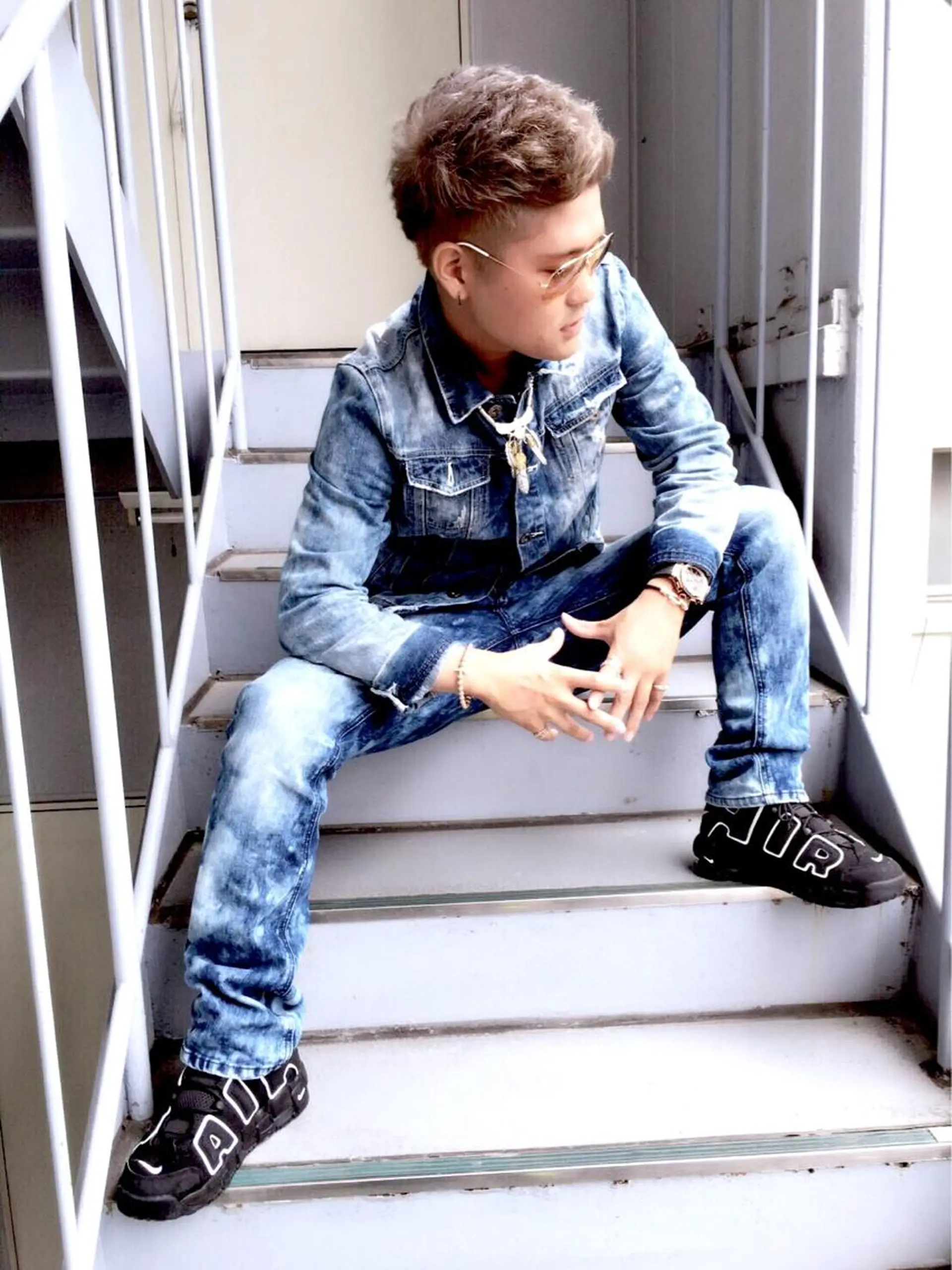 メンズ 刈り上げ パーマPrivate SalonNoa名駅のヘアスタイル