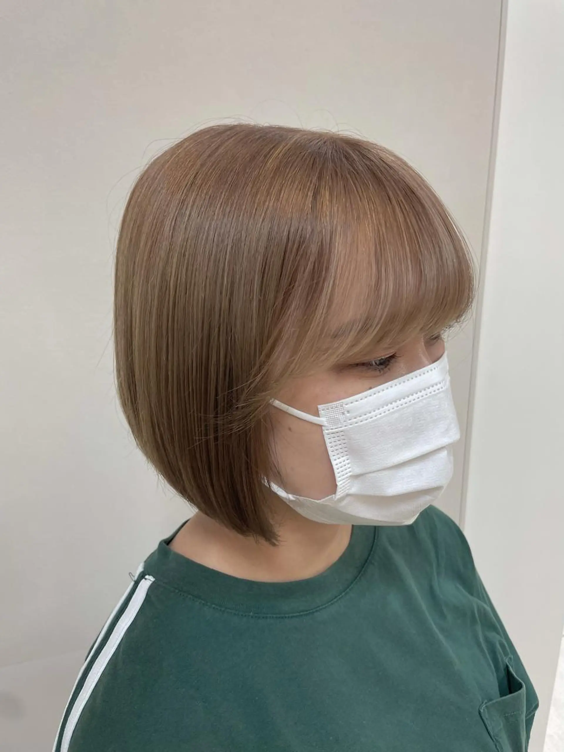 ミディアム カラー ヘアアレンジ ヘアカラー トリートメント 【Sweep】おじま のぞみのヘアスタイル