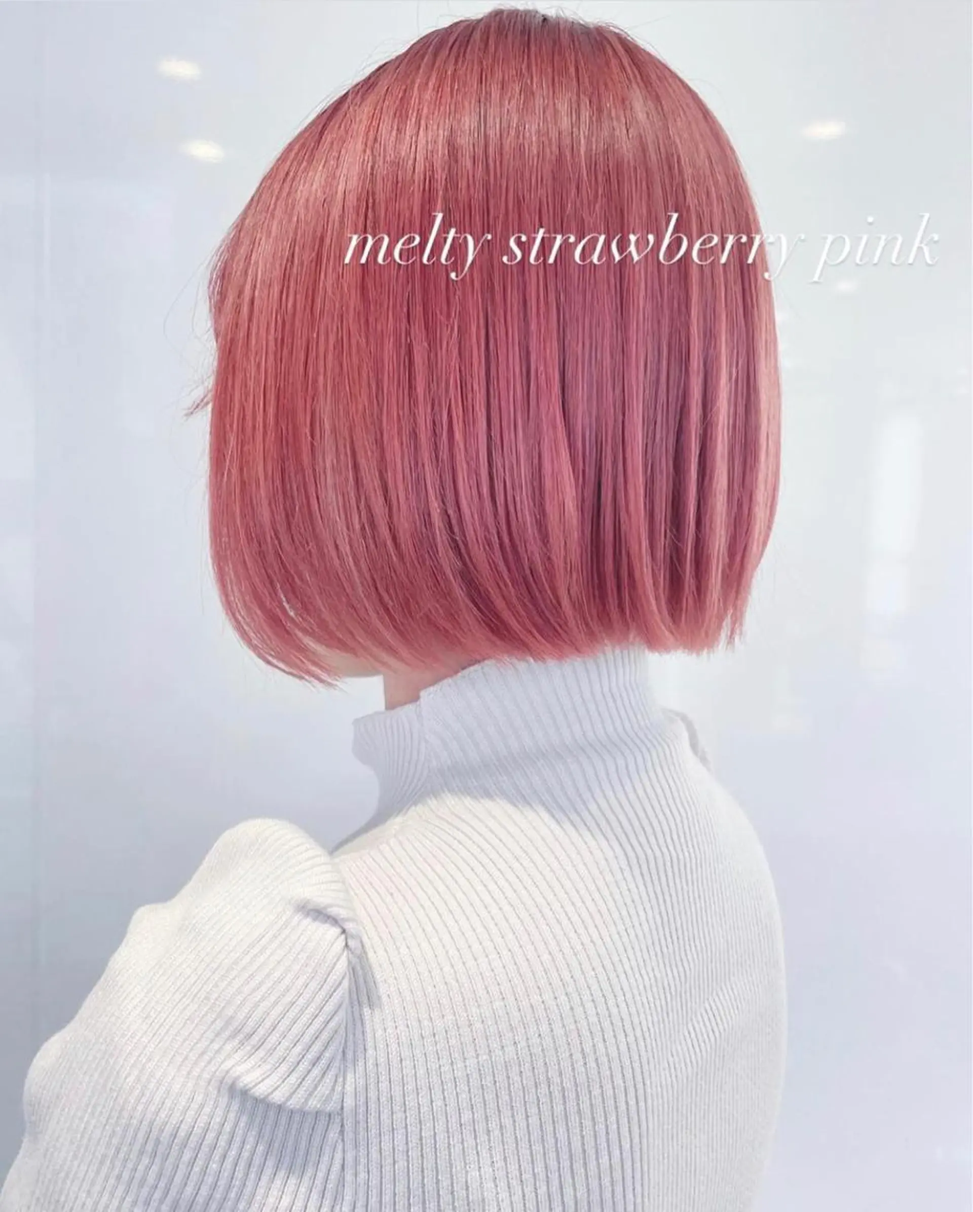 ミディアム カラー パーマ ワンホン/韓国ヘア 🤍amiのヘアスタイル