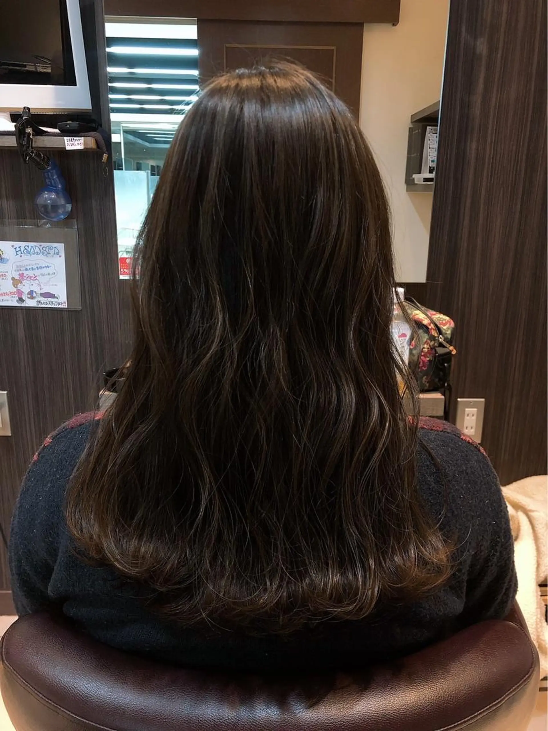 セミロング カラー 巻ける縮毛矯正モデル 募集/kiryuのヘアスタイル