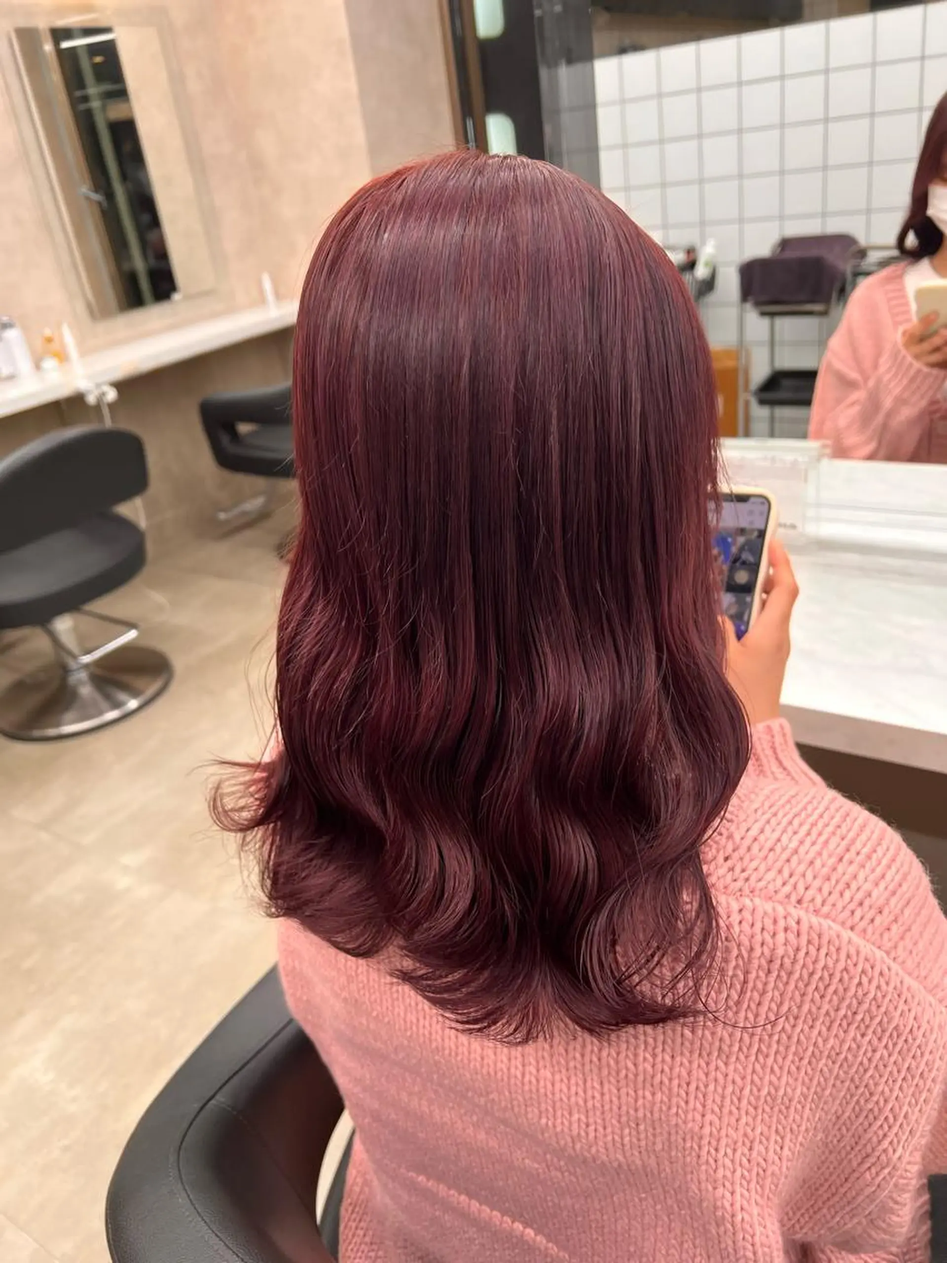 ミディアム 💖札幌カラー 指名No.1💖玲奈のヘアスタイル