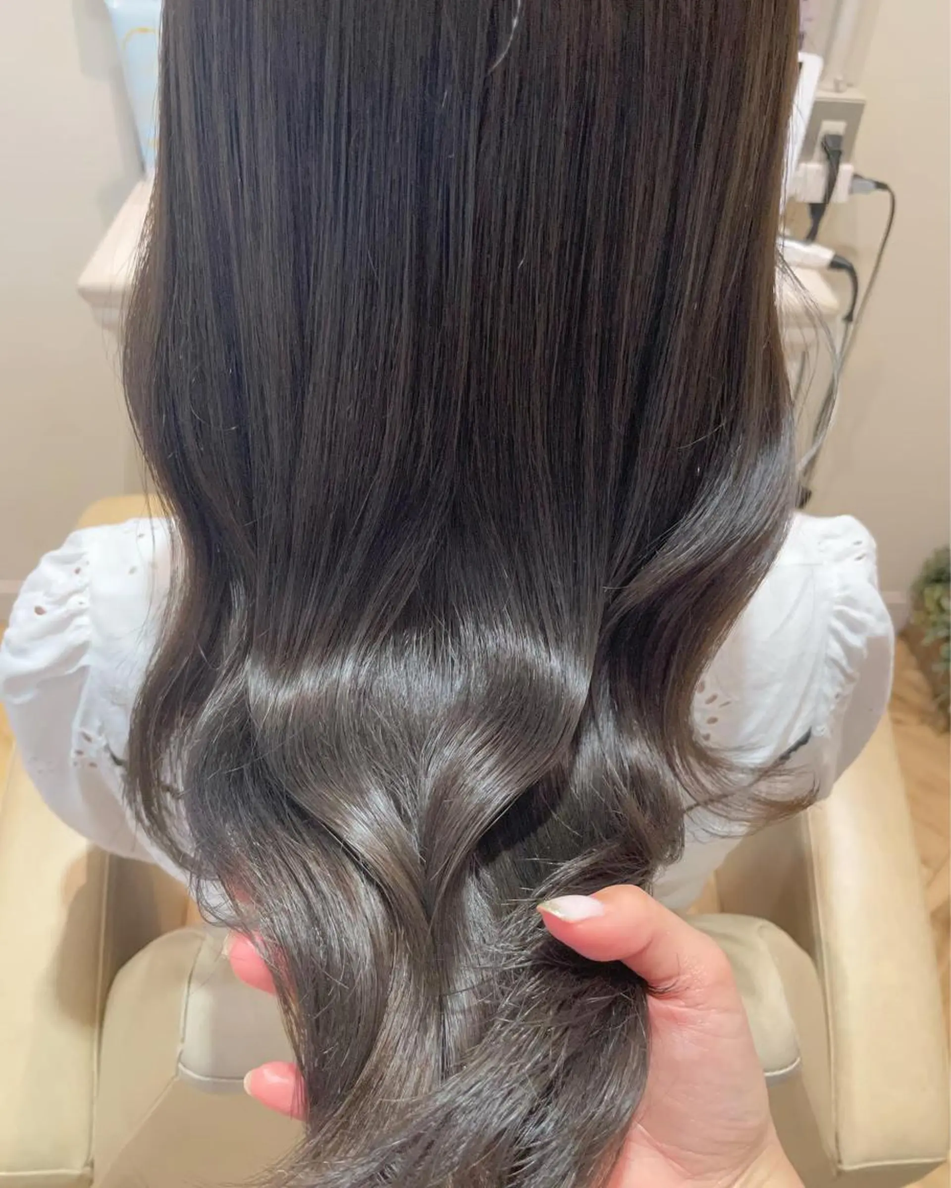ロング カット ヘアカラー トリートメント 💖レイヤー×美髪 💖momoのヘアスタイル