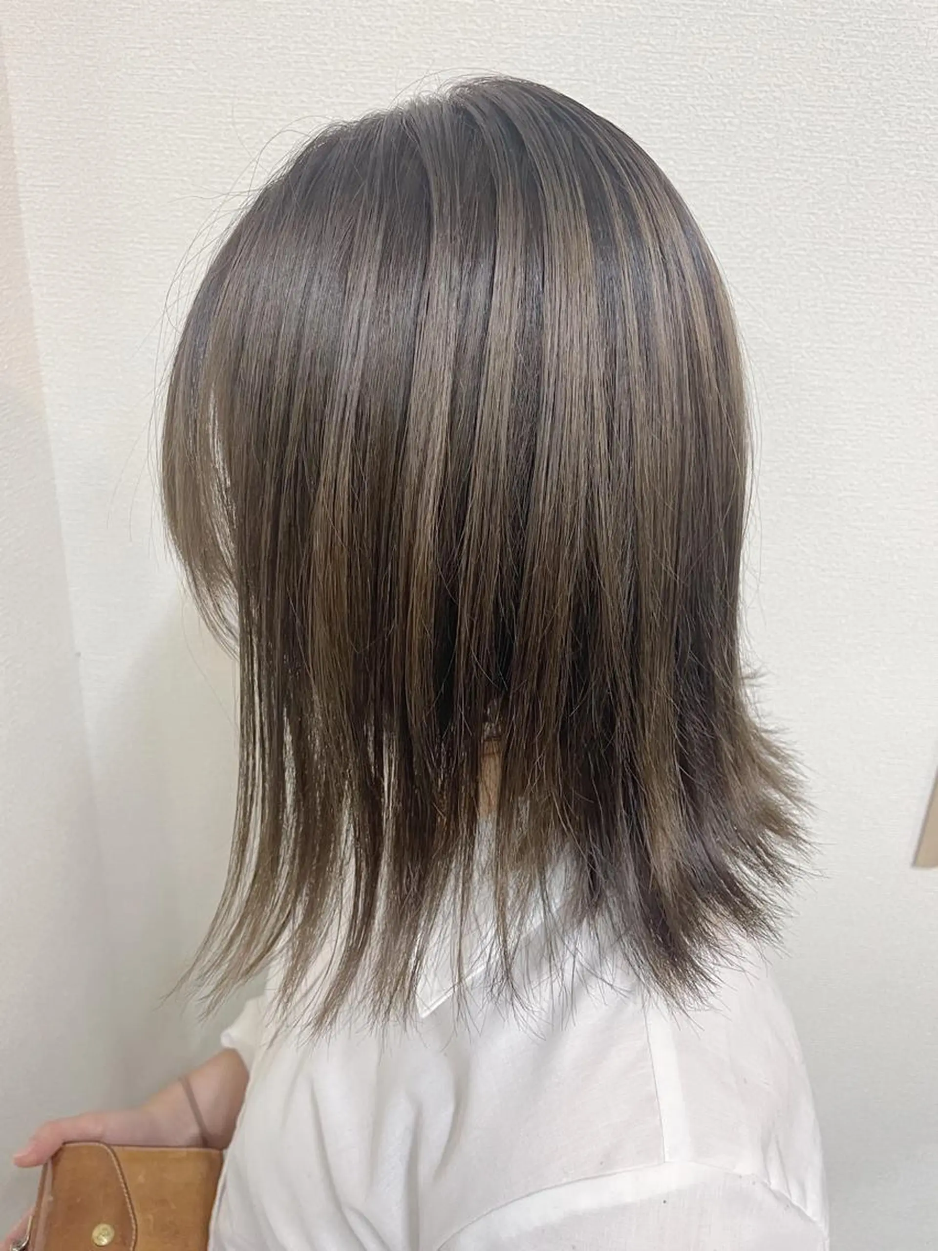 ミディアム カラー ケアブリーチ /髪質 改善/古橋圭史郎のヘアスタイル