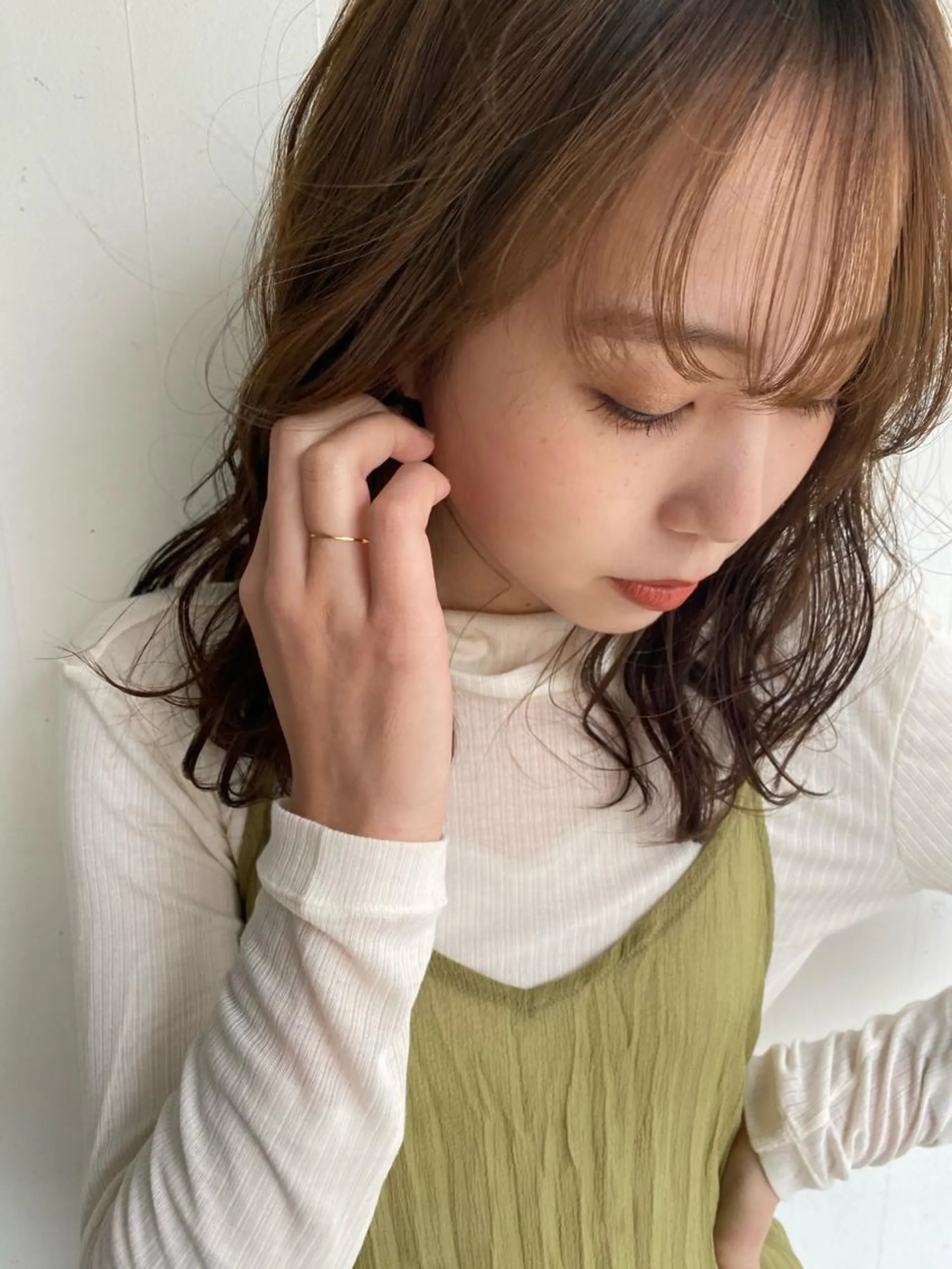 ミディアム 🍃透明感スタイル ｙｕ-ｋａ🍃のヘアスタイル