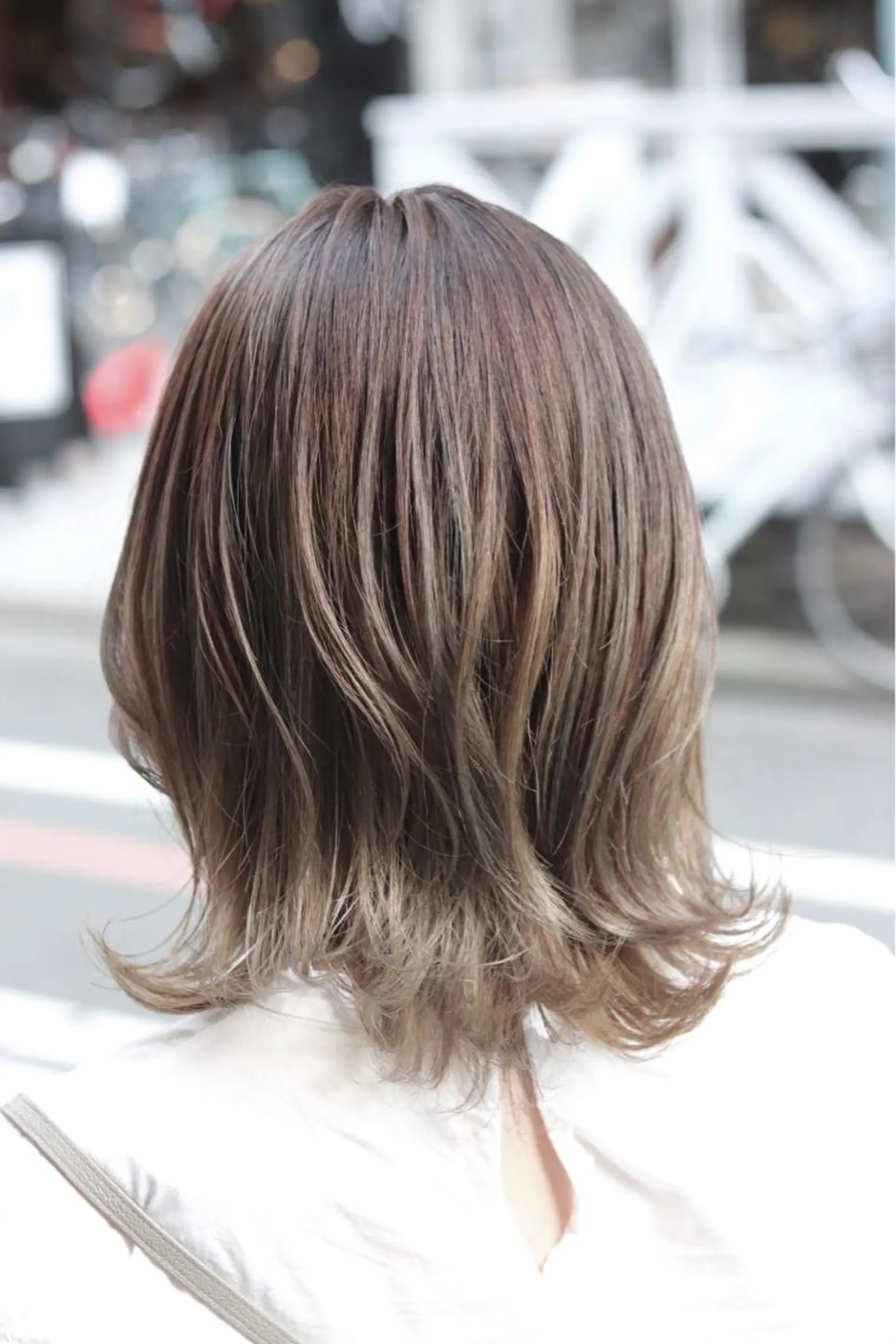 ミディアム カラー ヘアアレンジ 川内 政人のヘアスタイル