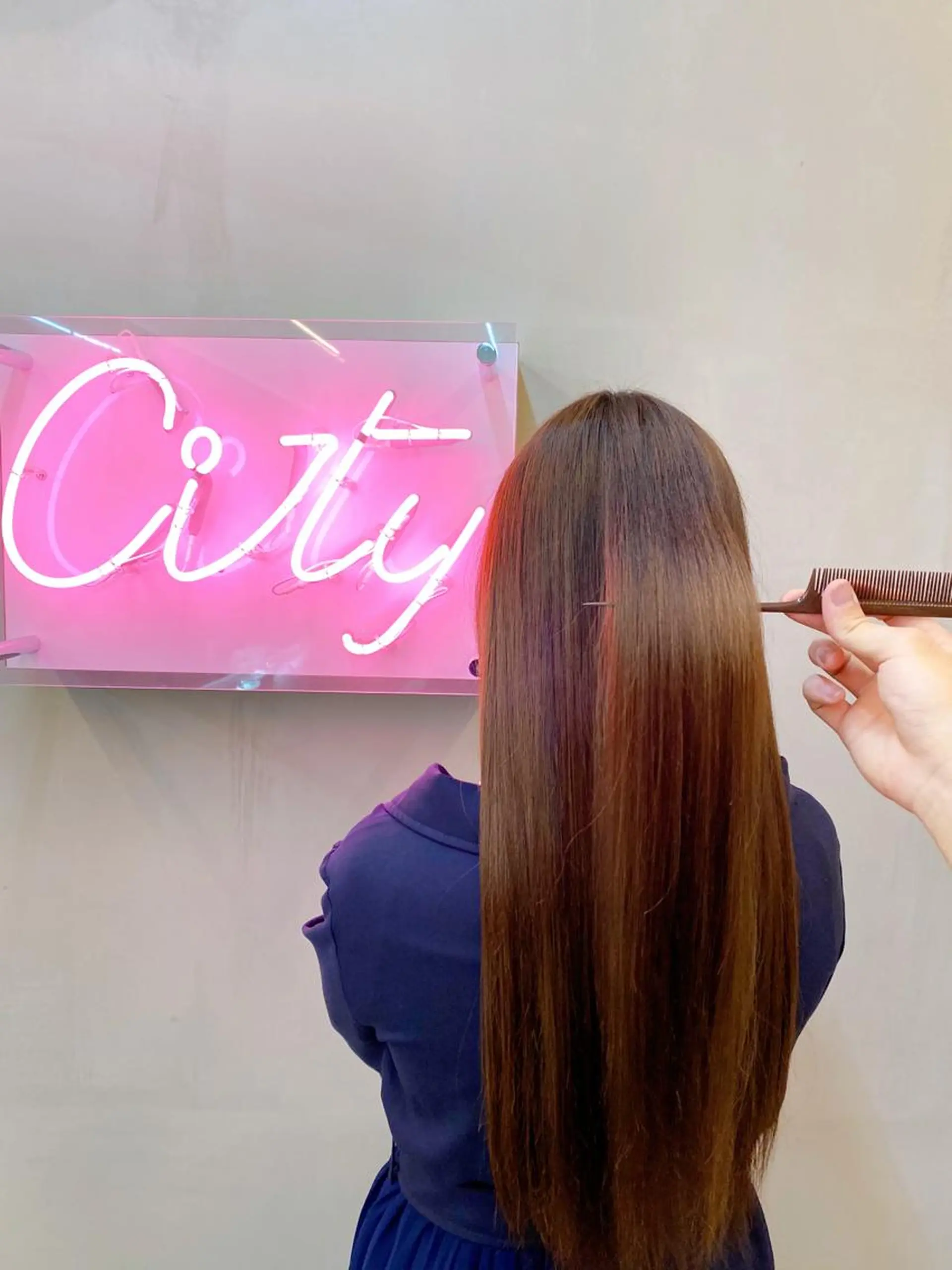 ロング トリートメント 酸熱トリートメント カット トリートメント 艶髪と透明感を ‼️/若林のヘアスタイル