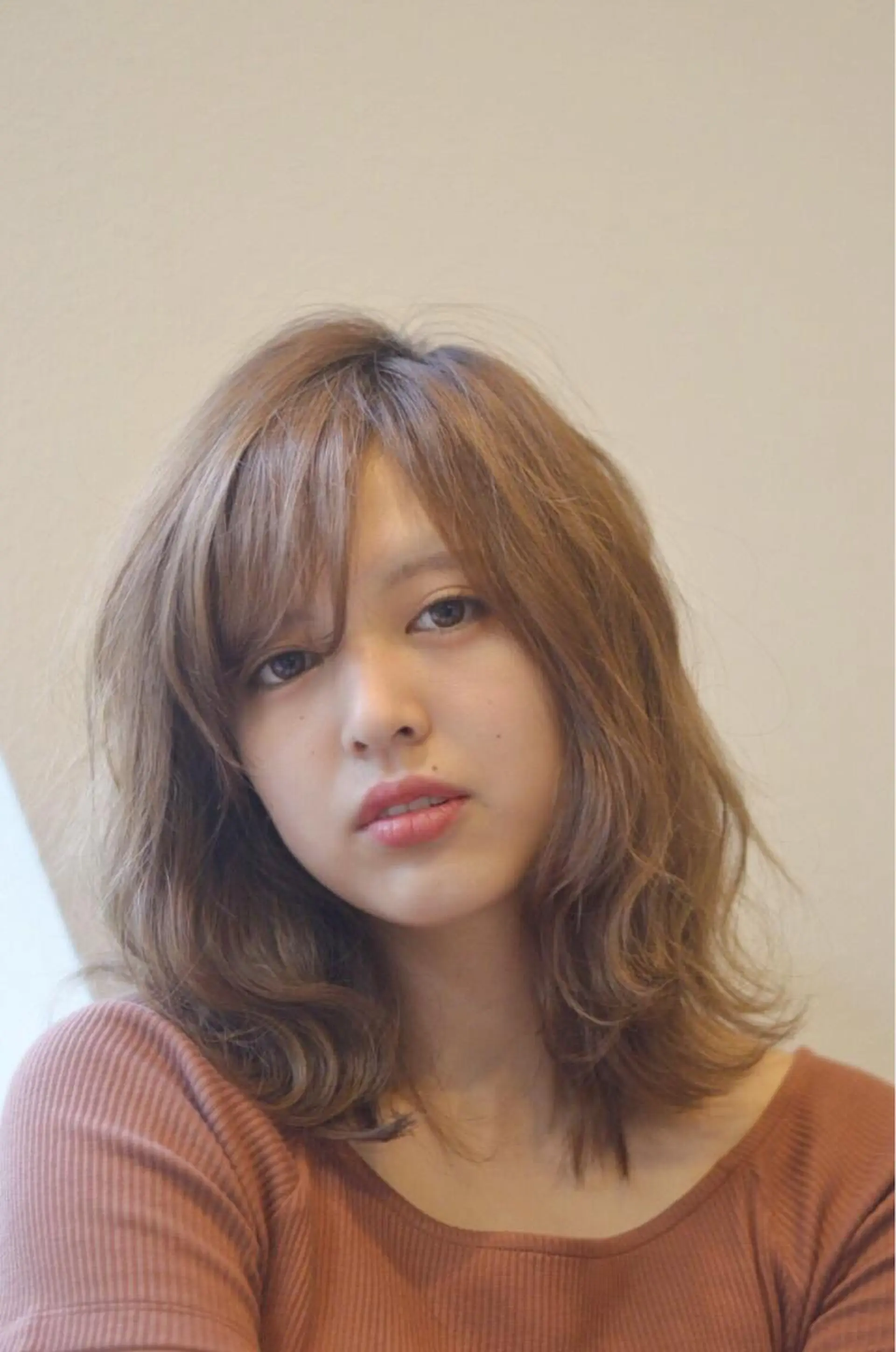 ミディアム カラー ベージュカラー GiseL天神カラー 髪質改善/ブリーチのヘアスタイル