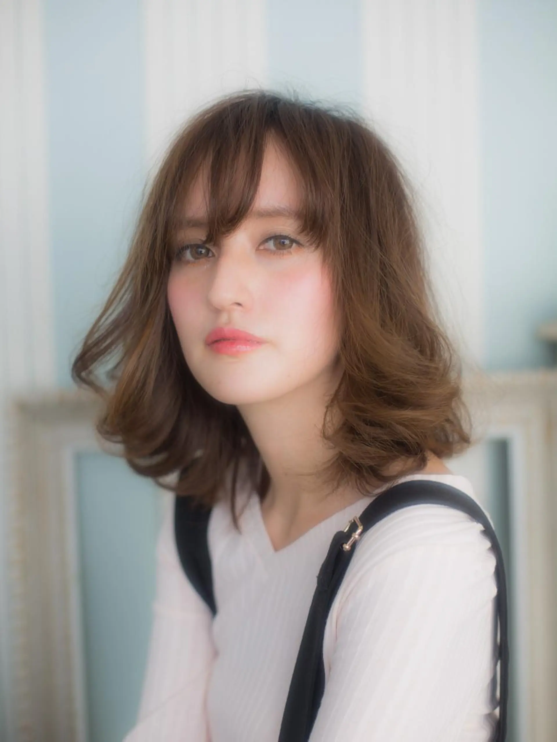 ミディアム カラー パーマ 松島祐介【店長/ トップディレクター】のヘアスタイル