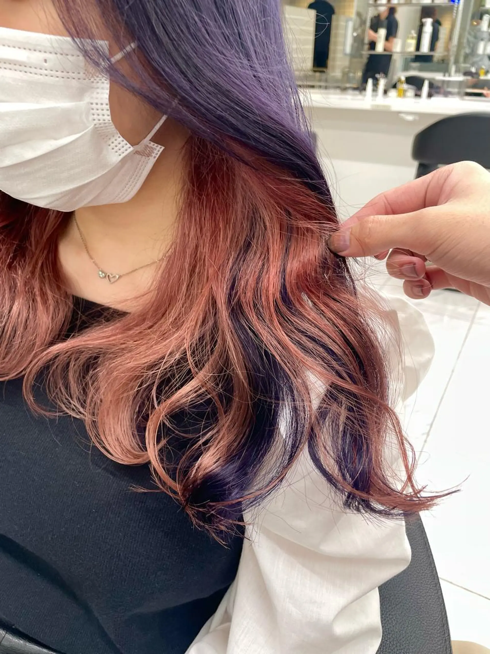 ロング カラー *モデル募集🤍横浜 透明感カラー🫧のヘアスタイル