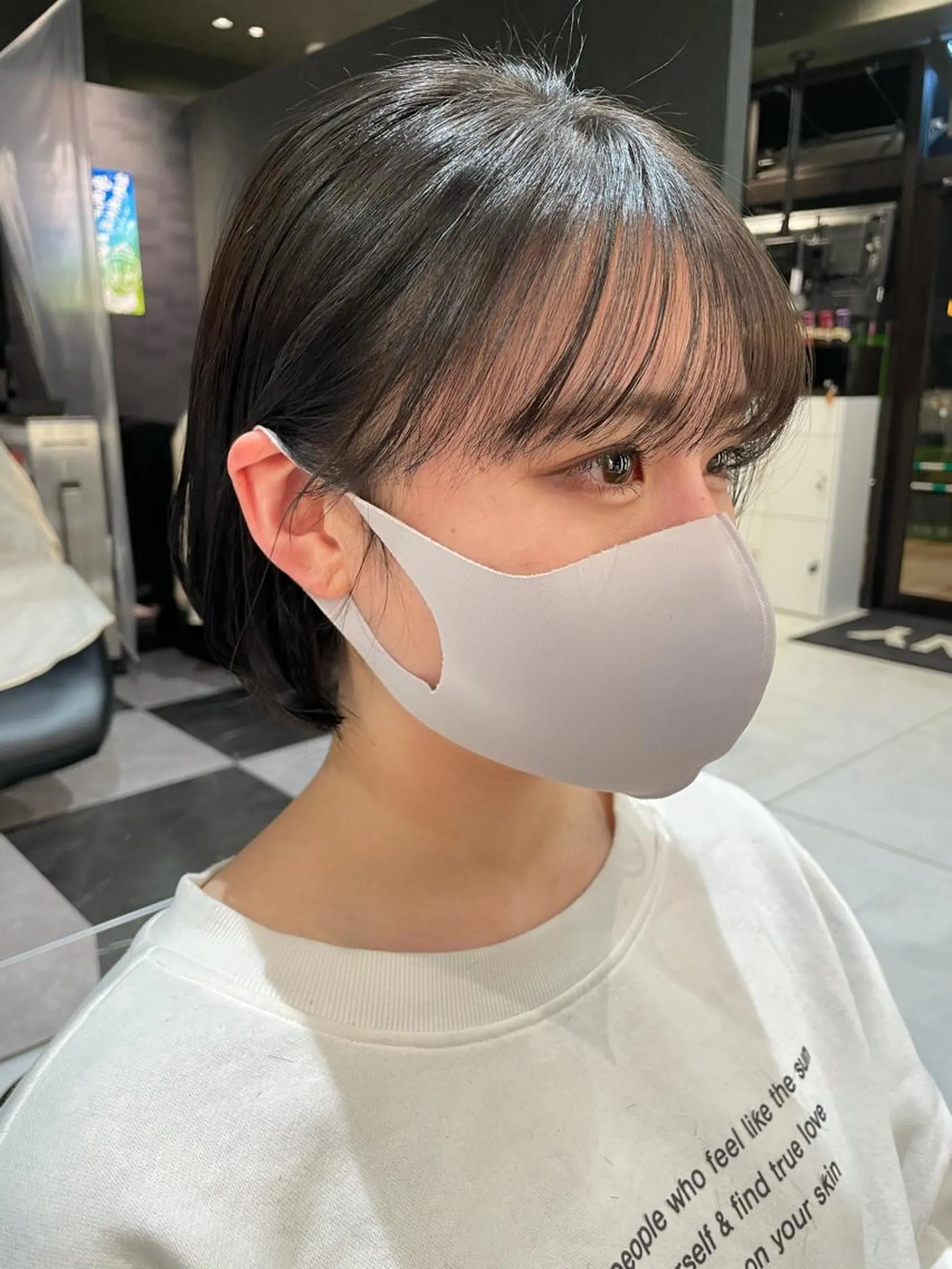 ショート ショートボブ ボブ ショートヘア カット メンズヘア特化 崎田 成人のヘアスタイル