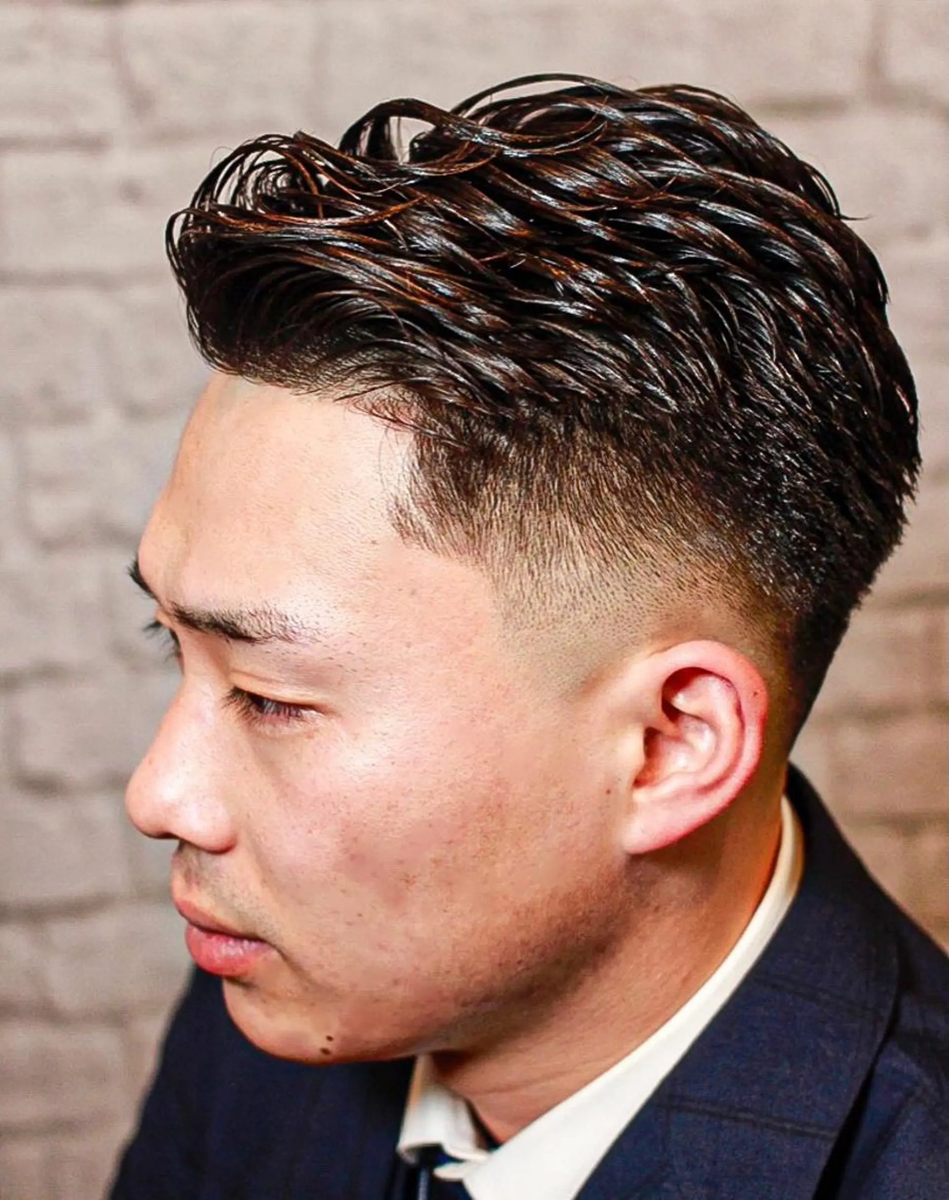 ショート パーマ メンズ メンズカット 佐藤優菜のヘアスタイル