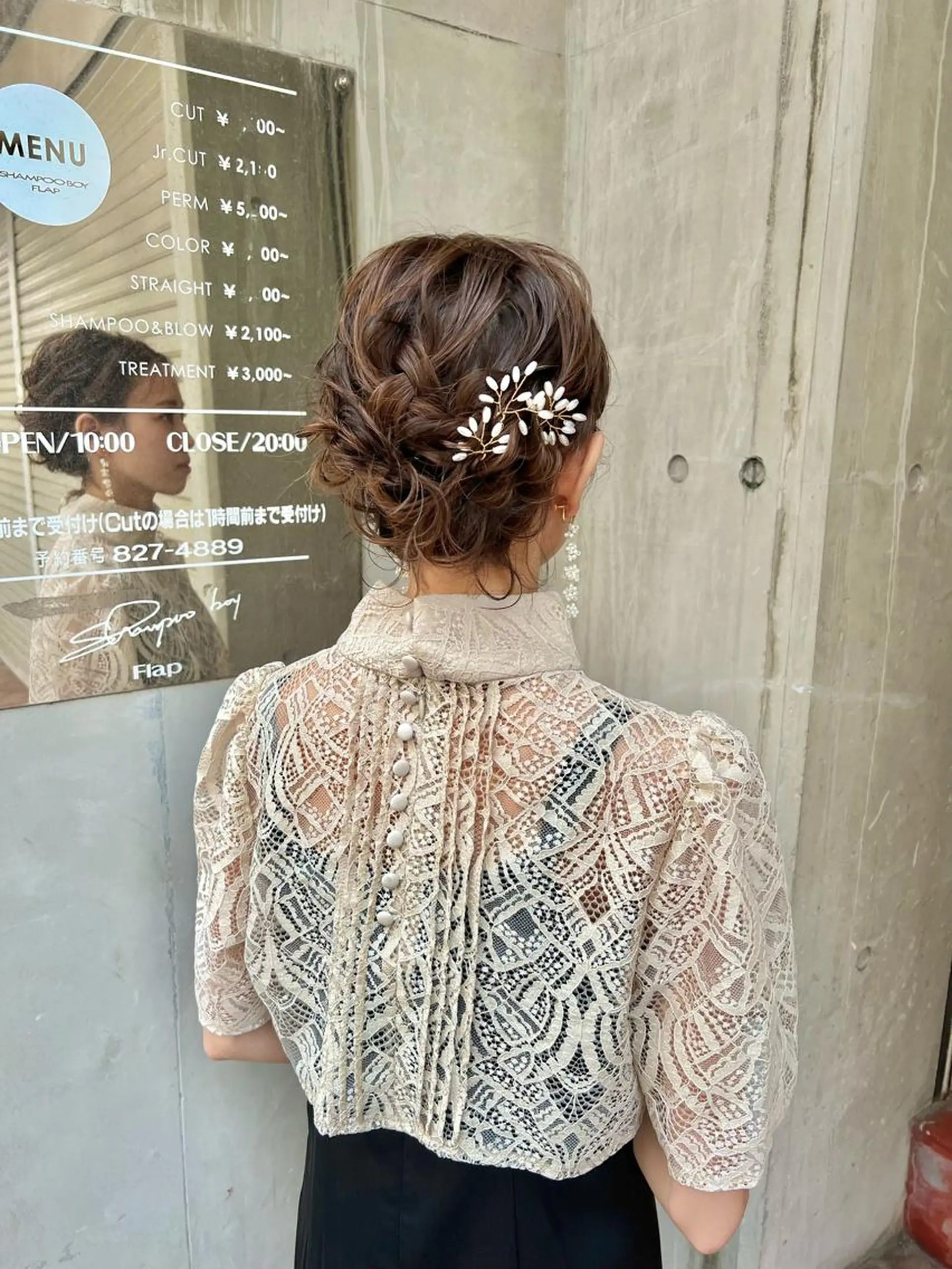 ショート カラー ヘアアレンジ ボブ 「sumi」 AMIのヘアスタイル