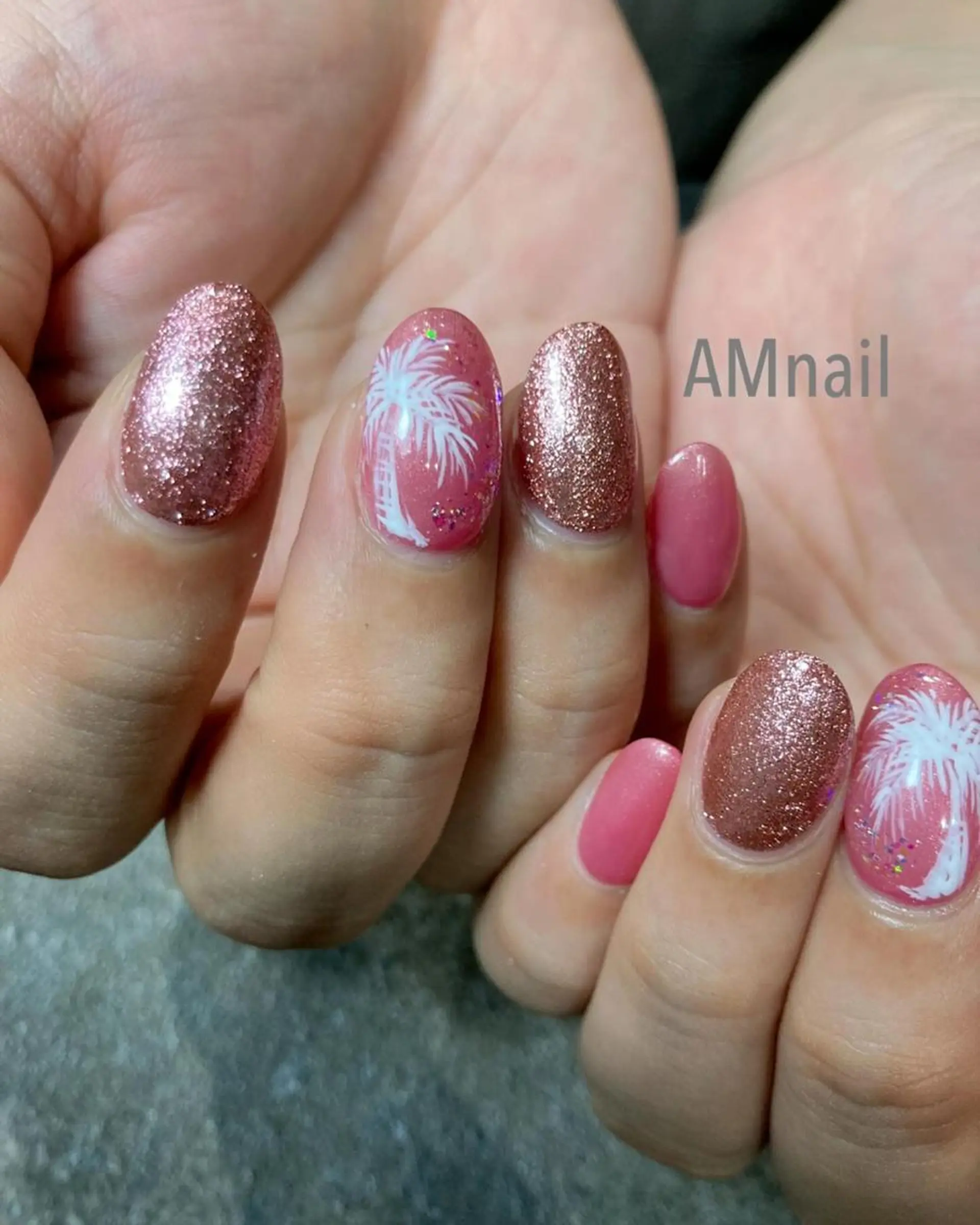 ネイル アートネイル 持ち込み シンプルネイル ハンドネイル Am:nail 柏 SUE（スゥ）のネイルデザイン