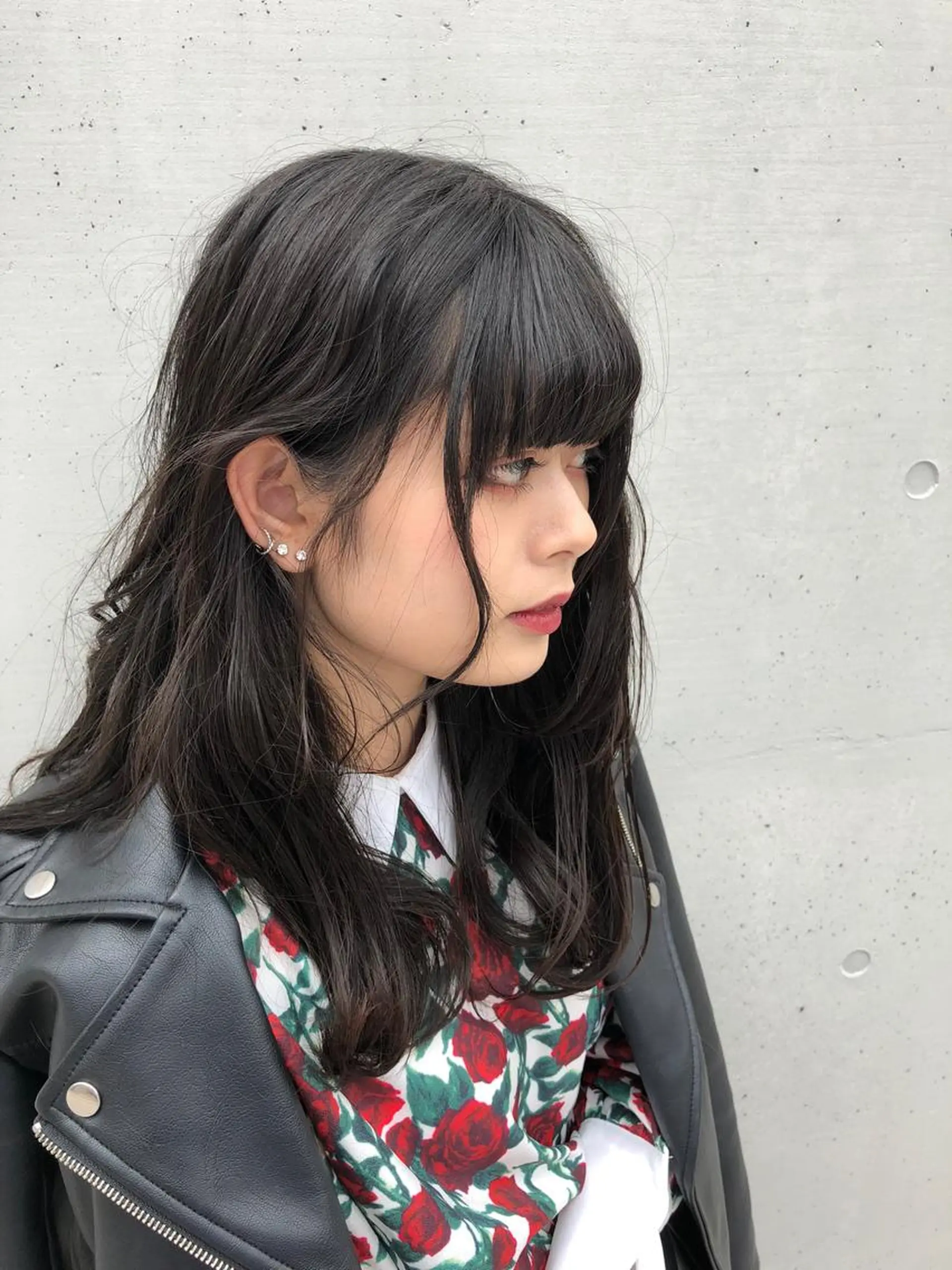 ロング 長瀬 友樹のヘアスタイル