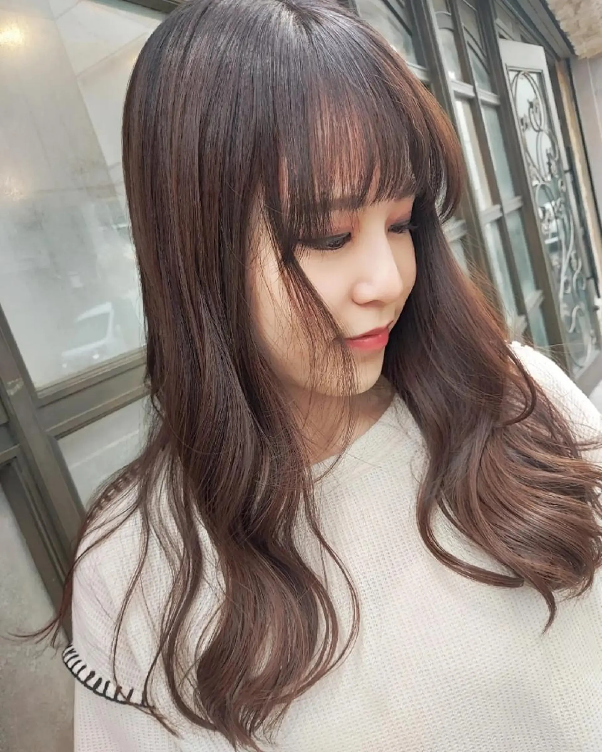 ロング カラー アッシュ ブリーチ・ハイトーン 特化🎉内山のヘアスタイル