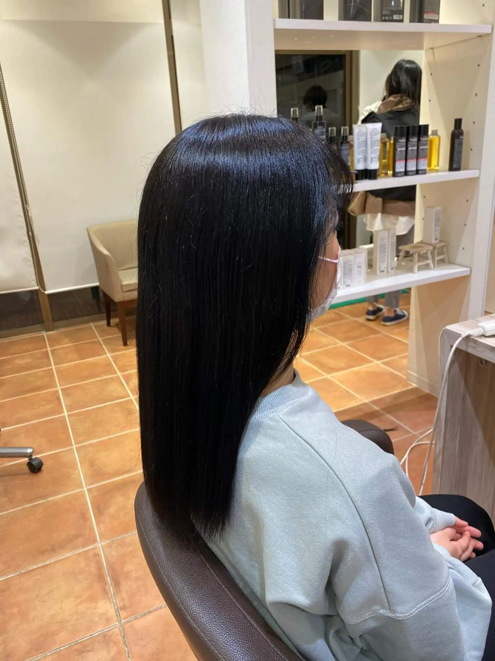 ロング カラー カット ☘️清潔感爆上げ☘️ 岡部恒輝のヘアスタイル