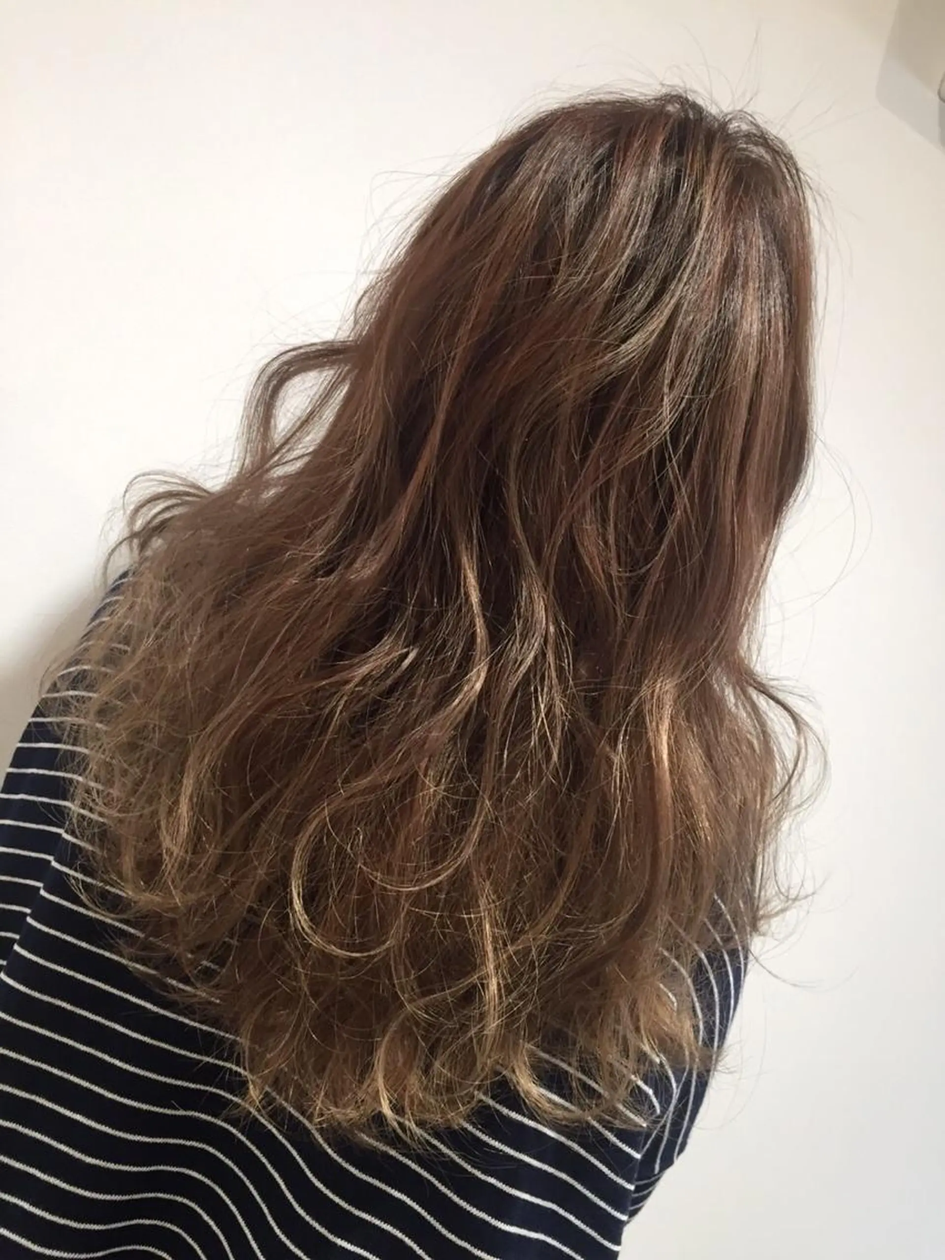 ミディアム セミロング ロング カラー ヘアアレンジ 韓国♡ハイライト ♡YURIのヘアスタイル