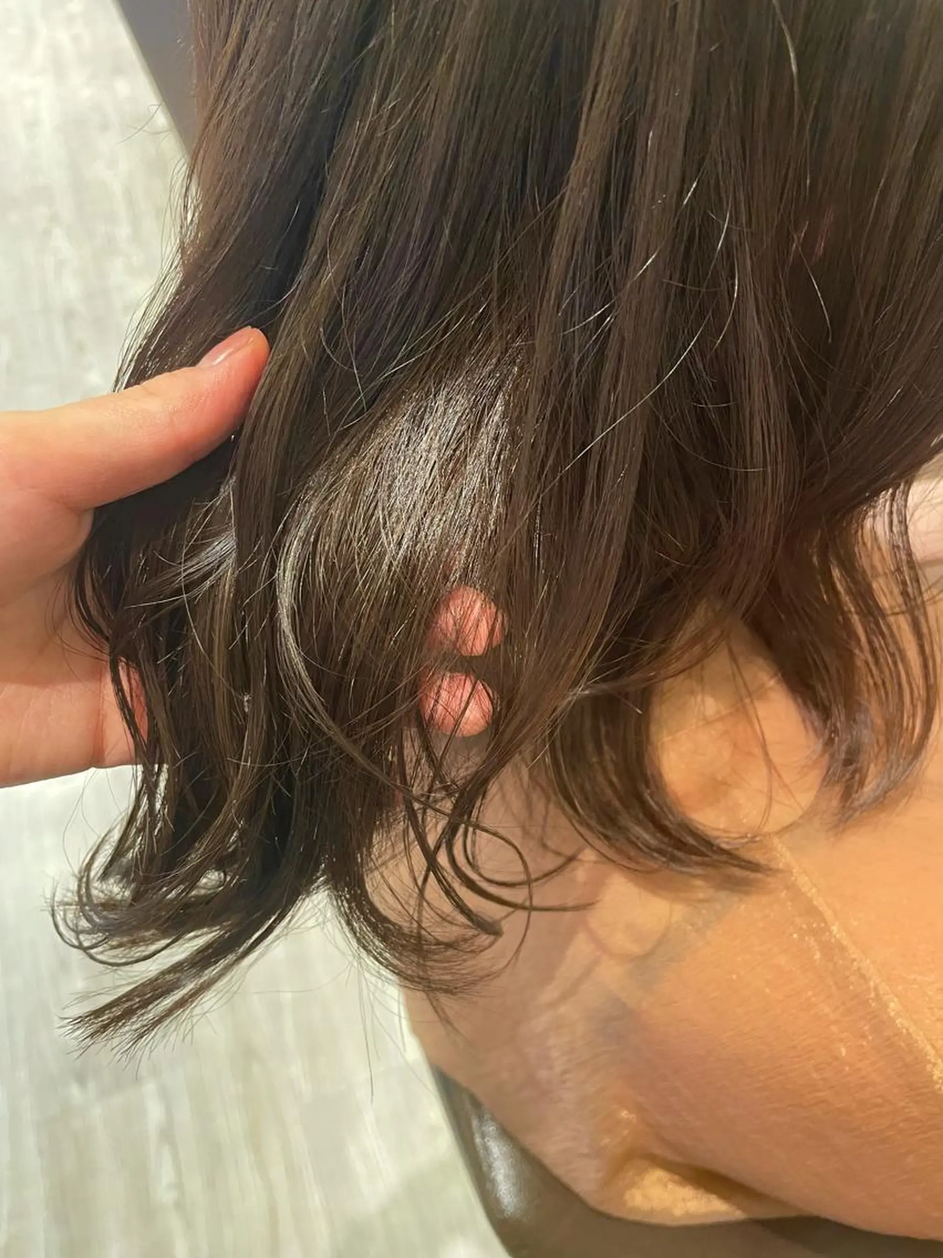 ミディアム カラー トリートメント 千野 優由のヘアスタイル