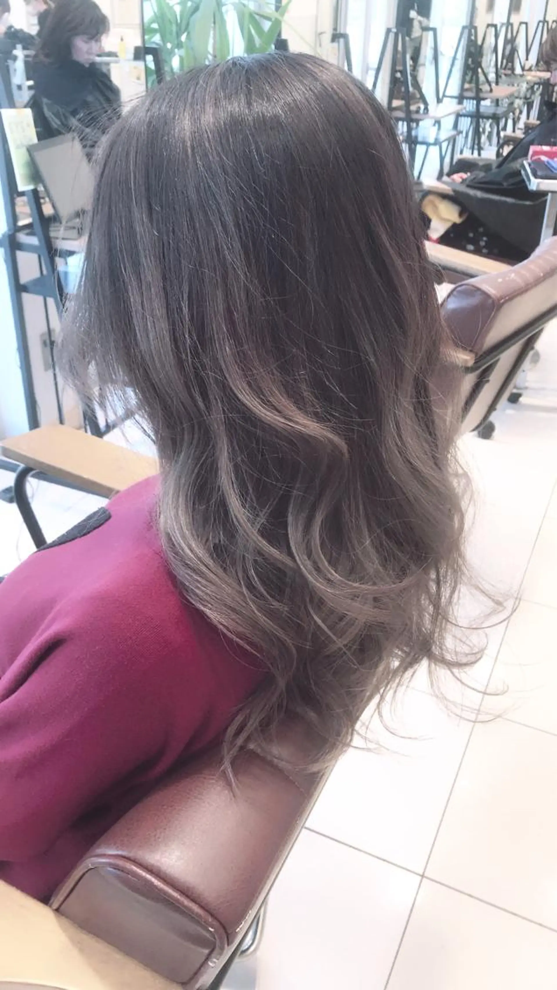 ミディアム カラー ヘアカラー 髪質改善カラーリスト /根本雄貴のヘアスタイル