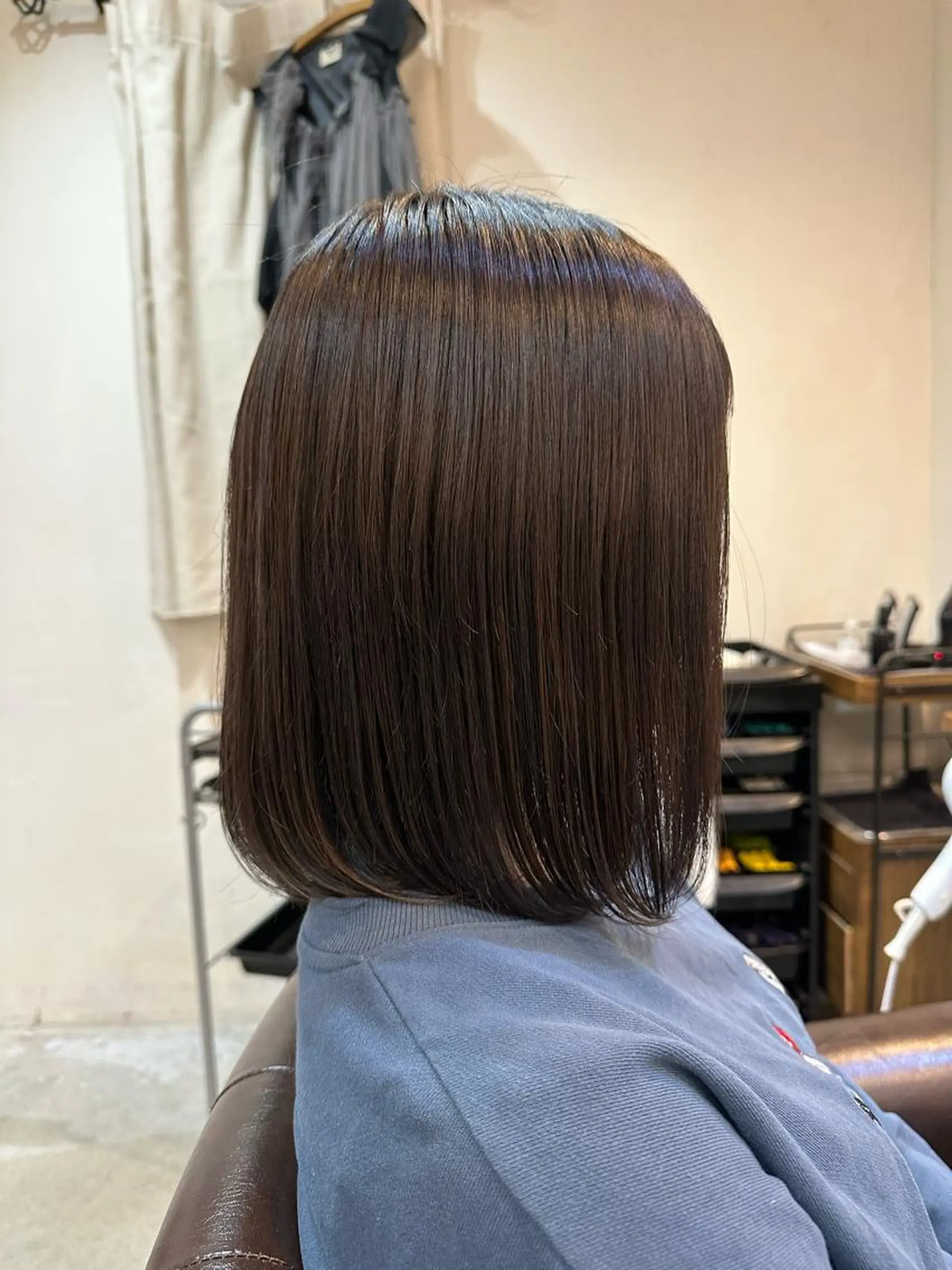 ミディアム 髪質改善 カット ヘアカラー トリートメント 髪質改善🤍艶カラー 🤍きわこのヘアスタイル